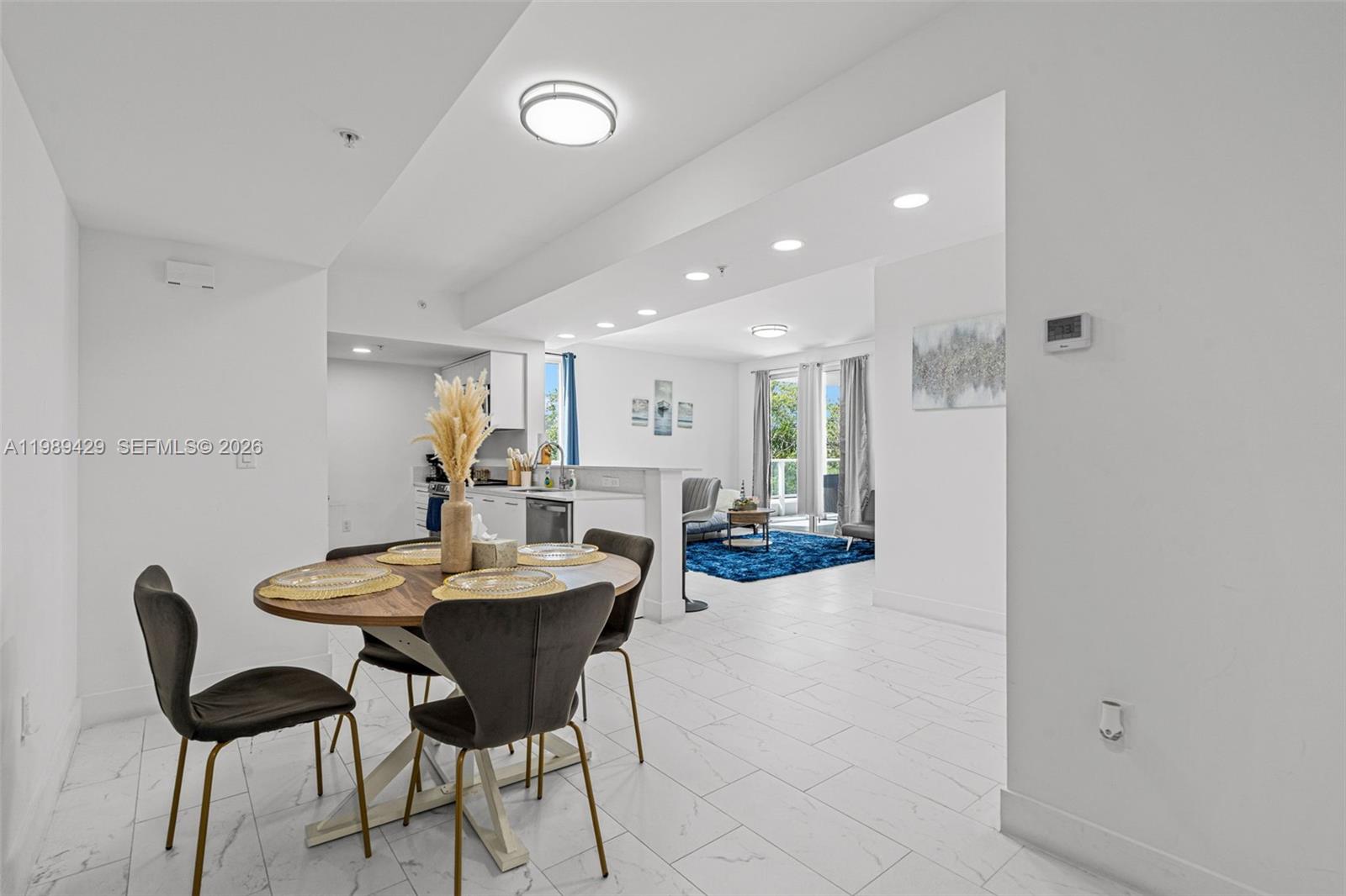 Brand-new building featuring this bright and spacious 2-bedroom, 2-bath residence with 1 parking space.
Offering 1,056 sq ft of living space plus a generous 262 sq ft private terrace, this unit showcases an open-concept layout filled with natural light and large windows throughout.
The modern Italian kitchen is equipped with stainless steel appliances, granite countertops, and ample cabinetry, seamlessly connecting to the living and dining areas—perfect for both everyday living and entertaining. The unit also includes the convenience of an in-unit laundry.
Enjoy a calm and peaceful atmosphere in a pet-friendly building with premium amenities, including a pool area, fitness center, rooftop terrace, and doorman on site.
Ideally located in a strategic area close to US-1, the beach, and the famous Hollywood Broadwalk, and within walking distance to Downtown Hollywood Circle, offering a wide variety of dining, shopping, and entertainment options. The city also provides free transportation to the beach for added convenience.
**Short-term rentals / Airbnb allowed**, making this property an excellent opportunity for investors seeking rental income or buyers looking for a flexible lifestyle property.