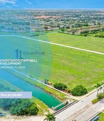 ElevenTrust is proud to present a premier 14.46-acre development canvas (Folio #10-7915-001-0020) situated within the high-demand Waterstone corridor of Homestead. This is a rare institutional-grade opportunity to secure a significant footprint in a submarket defined by rapid residential absorption and strategic commercial expansion.  The property’s location within the Urban Expansion Area (UEA) makes it a prime candidate for future zoning improvements, offering a sophisticated investor the chance to capitalize on the next wave of South Miami-Dade’s urban density shift. Unlike most large parcels in this sector, this site features city water and sewer already in place, which drastically slashes pre-development timelines and capital requirements.  Positioned just minutes from the Florida Turnpike, top-tier schools, and a bustling retail hub, the site ensures premier connectivity for any future residential or mixed-use project. While you navigate the entitlement process and plan for the highest and best use, the property currently generates $1,000 per month in holding income under its AU designation. In a market where contiguous land of this scale is increasingly scarce, this +/-14.5-acre parcel represents a pivotal strategic asset at the forefront of Homestead’s success story.