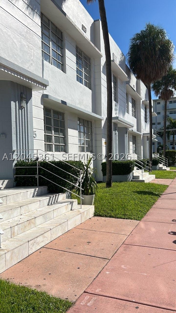 Bright and completely renovated corner unit one bedroom PLUS DEN, one bathroom with shower. New kitchen fully equipped with refrigerator, microwave, electric stove, dishwasher. Washer/dryer inside the unit. Furnished. NEW IMPACT WINDOWS and NEW condominium front door. NEW ROOF. Central A/C. Window all around the apartment. Small and quiet condominum. INTERNET included in the HOA. Condominium already has 10% reserves. Resale 2015. HOA monthly payment include reserves.