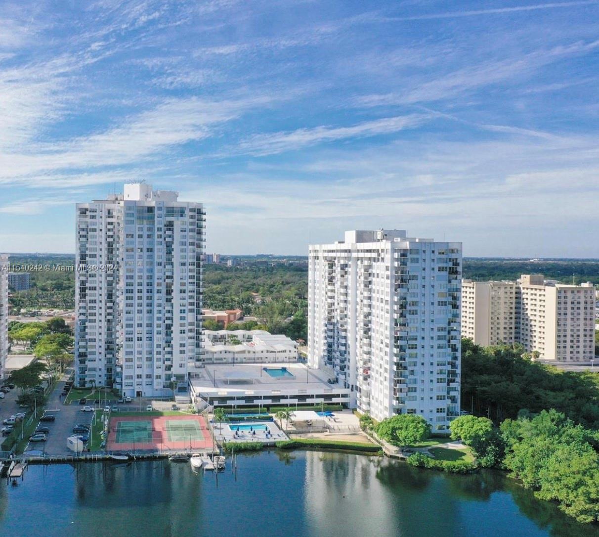 Welcome to this 1,300 Sqft unit with 2 bedrooms and 2 full bathrooms in a building located in Aventura, at the entrance to Williams Island. Inside you will find breathtaking views of the water and city, large living and dining room, 1 covered parking space, and parking spaces for visitors. Commodore Plaza has 2 swimming pools, 2 tennis courts, fitness room, barbecue area, 24-hour security, party room with full kitchen, library, and much more. The building is close to shopping, entertainment, the Aventura Brightline station, and all major roads and highways. Rentals not allowed first year.