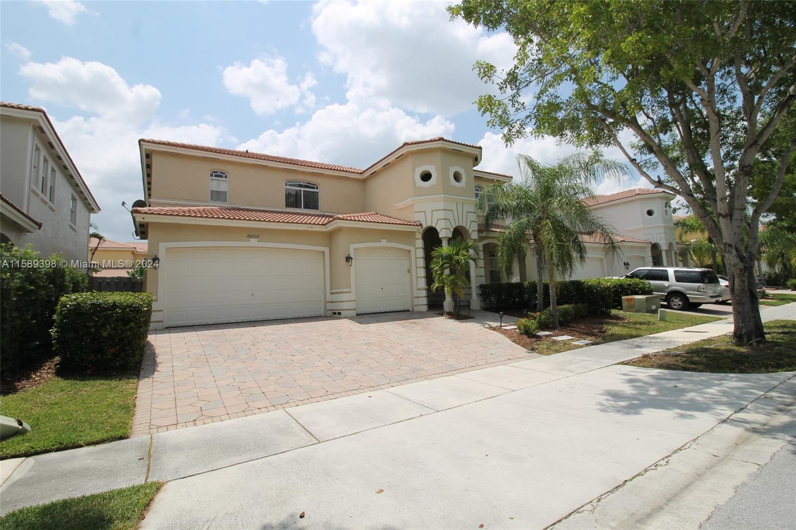 One of the most beautiful developments within Cutler Bay, FL, has a new property on the market for rent. Cantamar is one of the most sought-after communities in Miami. The streets are lined with beautiful trees, and the uniformity of neighboring homes is a dream to walk and drive through. As you arrive, you're greeted by a three-car garage two-story home that features an exceptional floor plan. The home offers a grand entry with porcelain tile throughout on the first floor, with one bedroom, and one full bath. On the second level, you have four bedrooms and two full baths. The home also offers a large open den on the second floor.  Breathtaking views of the lake with a large covered patio for a great space to entertain with family and friends. Make Sure to Make your Appointment Today!!!
