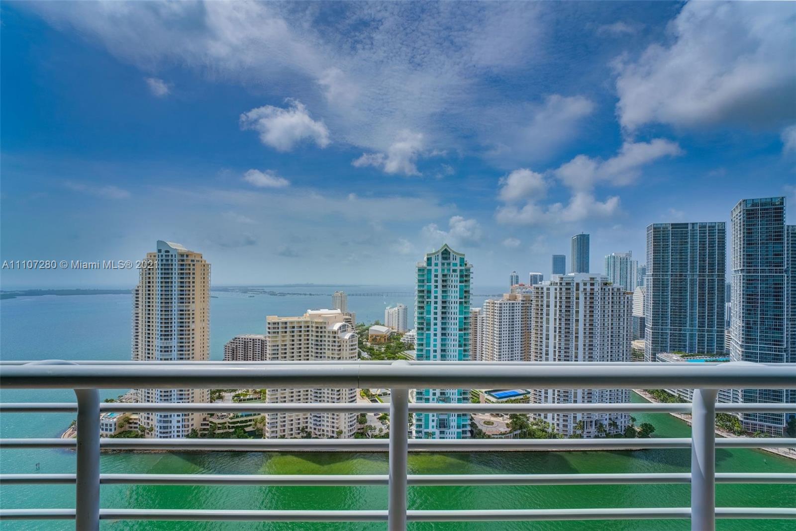 The Very best 2 bedroom floor plan in One Miami with 1,227 sqft on the 42nd floor offers de most spectacular views of Claughton Island, Miami River and Brickell Skyline. This unit offers floor to ceiling impact windows and doors leading to a balcony where you can enjoy beautiful sunsets. Washer and dryer included. AVAILABLE NOW!!!