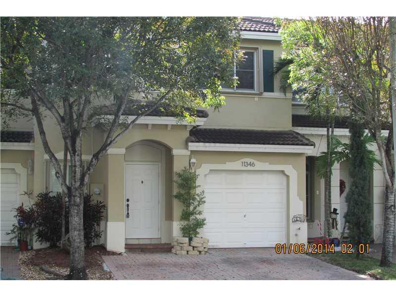 BEAUTIFUL TOWNHOME 4/3.5 IN A 24 HR GUARD-GATED COMMUNITY IN THE PRESTIGIOUS AND DESIRABLE SCHOOL DISTRICT OF SONOMA AT DORAL, FEATURING TILE FLOORS ON FIRST FLOOR, LIVING/DINING ROOM, FM ROOM WITH OPEN AND SPACIOUS KITCHEN OVERLOOKING THE PRIVATE- COPY P ATIO PAVED AND SURROUNDED WITH LEAFY PLANTS, GARAGE, LAMINANTED WOOD FLOOR ON THE SECOND FLOOR, ACCORDION SHUTTERS, FRESHLY PAINTED AND PLAYGROUD AREA. CENTRALLY LOCATED.