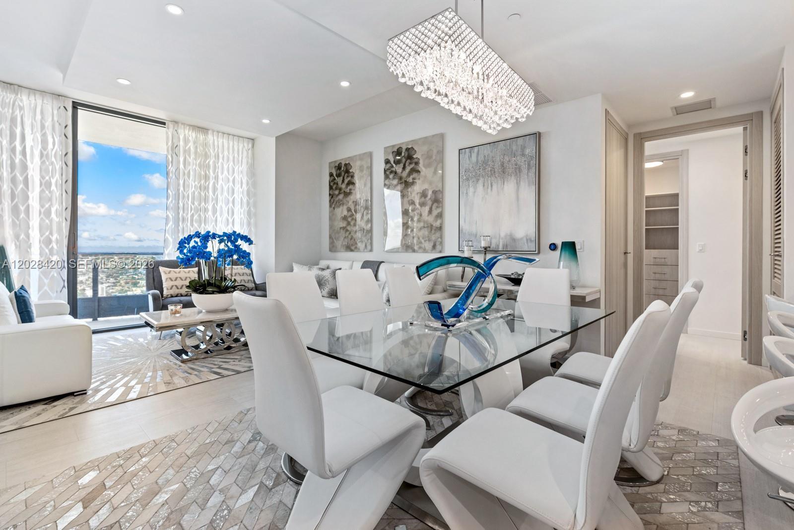 Available Until September 30 2026. Experience luxury living in the heart of Brickell with this beautifully furnished penthouse at Brickell Flatiron. Featuring 2 spacious bedrooms and 2 elegant bathrooms, this residence is filled with natural light and offers stunning city views. Tastefully decorated and move-in ready, it’s the perfect home for anyone looking for style and comfort. Available from December 1st for a 3to12 months lease at an attractive price for a quick deal. Don’t miss this opportunity!