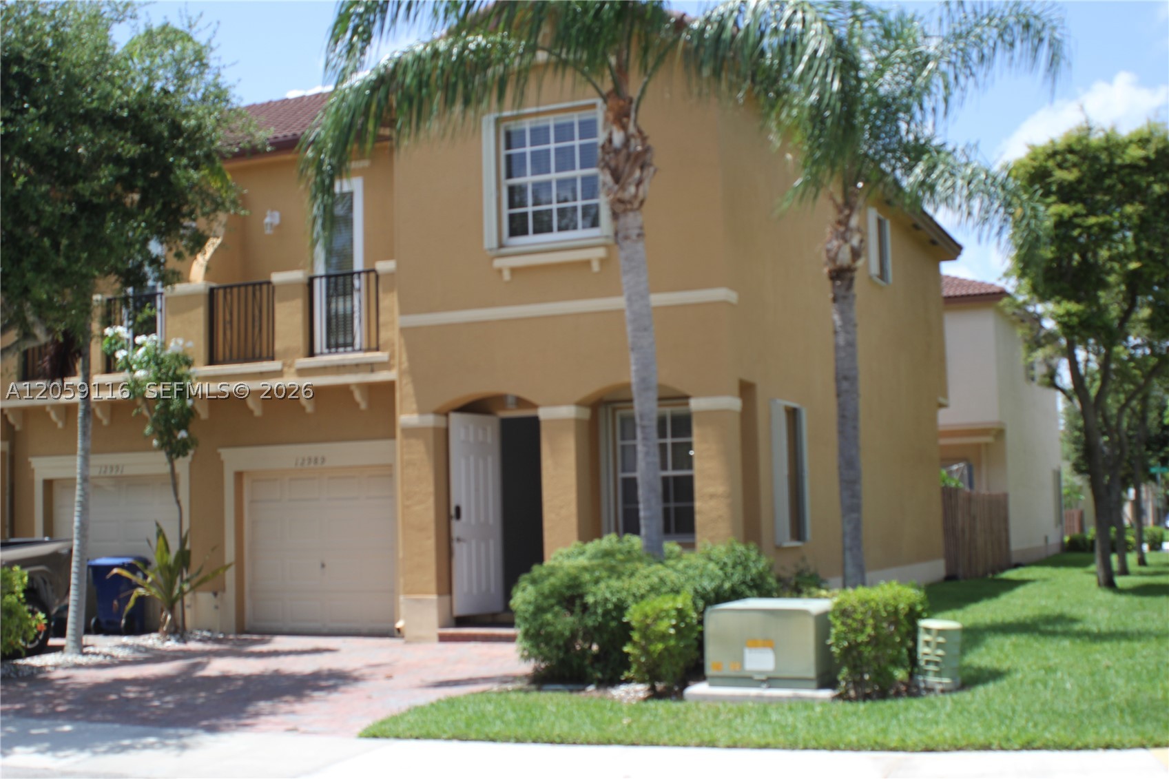 Welcome to this beautifully maintained corner townhome offering the perfect blend of comfort, space, and convenience. Whether you’re hosting family gatherings or simply enjoying a quiet evening at home, this inviting residence is designed for the way you live.

Featuring 3 bedrooms, 2.5 bathrooms, and a 1-car garage, this home offers a spacious layout with formal living and dining rooms, warm wood cabinetry, tile flooring throughout the main living areas, and carpet on the stairs and throughout the second floor for added comfort. The oversized primary suite is a true retreat, complete with a large walk-in closet and an ensuite bath featuring dual vanities, a soaking tub, and a separate shower.

Enjoy resort-style community amenities, including a clubhouse, fitness center, and swimming pool. Ideally located near top-rated schools, Miami Dade College, shopping, restaurants, banks, Tamiami Executive Airport, and the new Baptist Hospital, everything you need is just minutes away.

Move-in ready and waiting for its next owners, schedule your private showing today and see all this wonderful home has to offer!