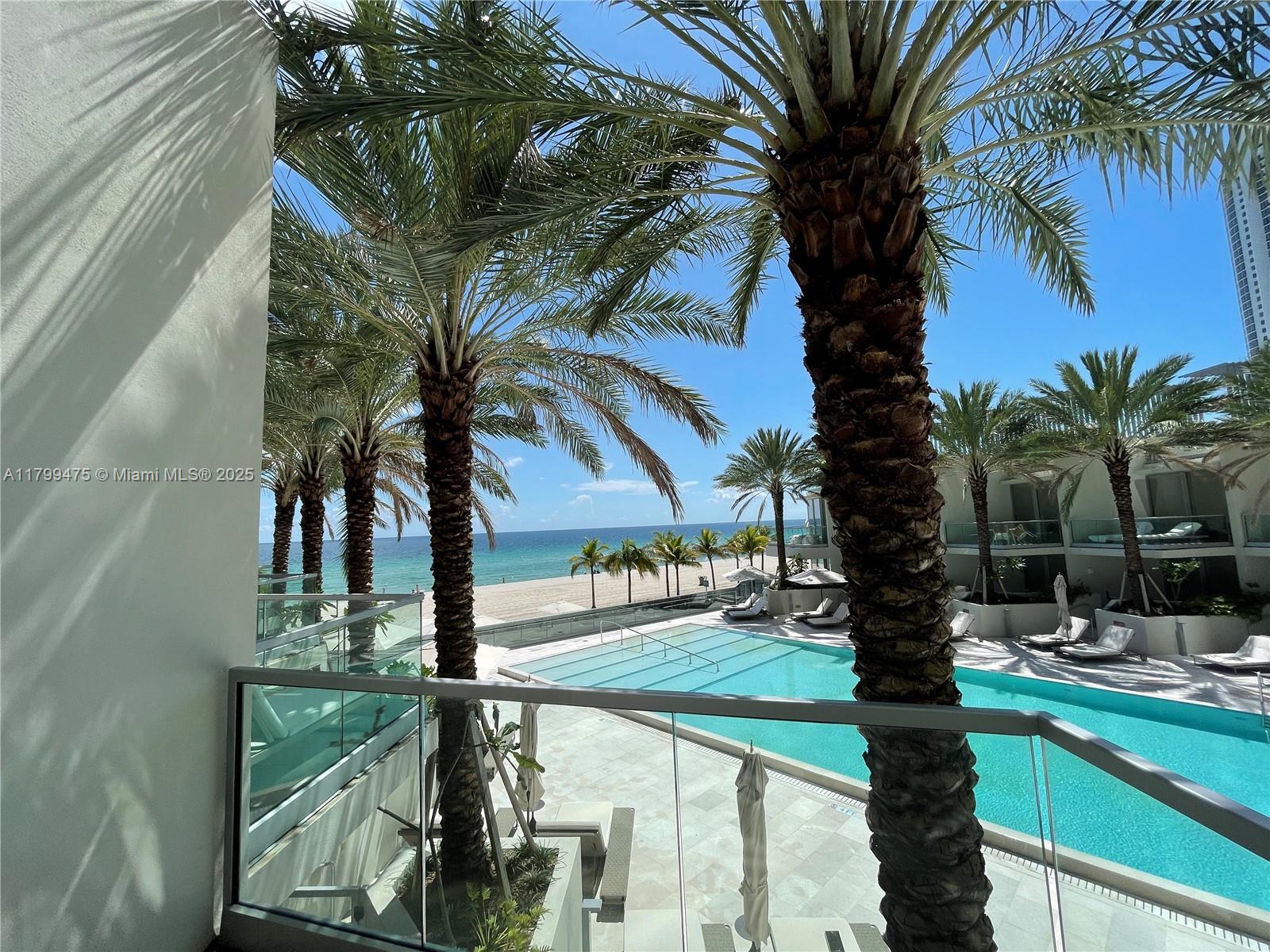 Step into a secluded retreat by owning a cabana an extension of your residence. Whether you are looking for a quiet place to work or an intimate space to commune with nature. Own one of the few poolside level cabanas available for purchase by current Turnberry Ocean Club Residents ONLY. Breathtaking views of the ocean and infinity pool. Cabana features custom floors, a full bathroom & Kitchenette, with Duravit and Dornbracht fixes, and features and private terraces. Top level (2nd) includes a private jacuzzi. *Outside furniture: 2 chairs are included for the top terrace.*