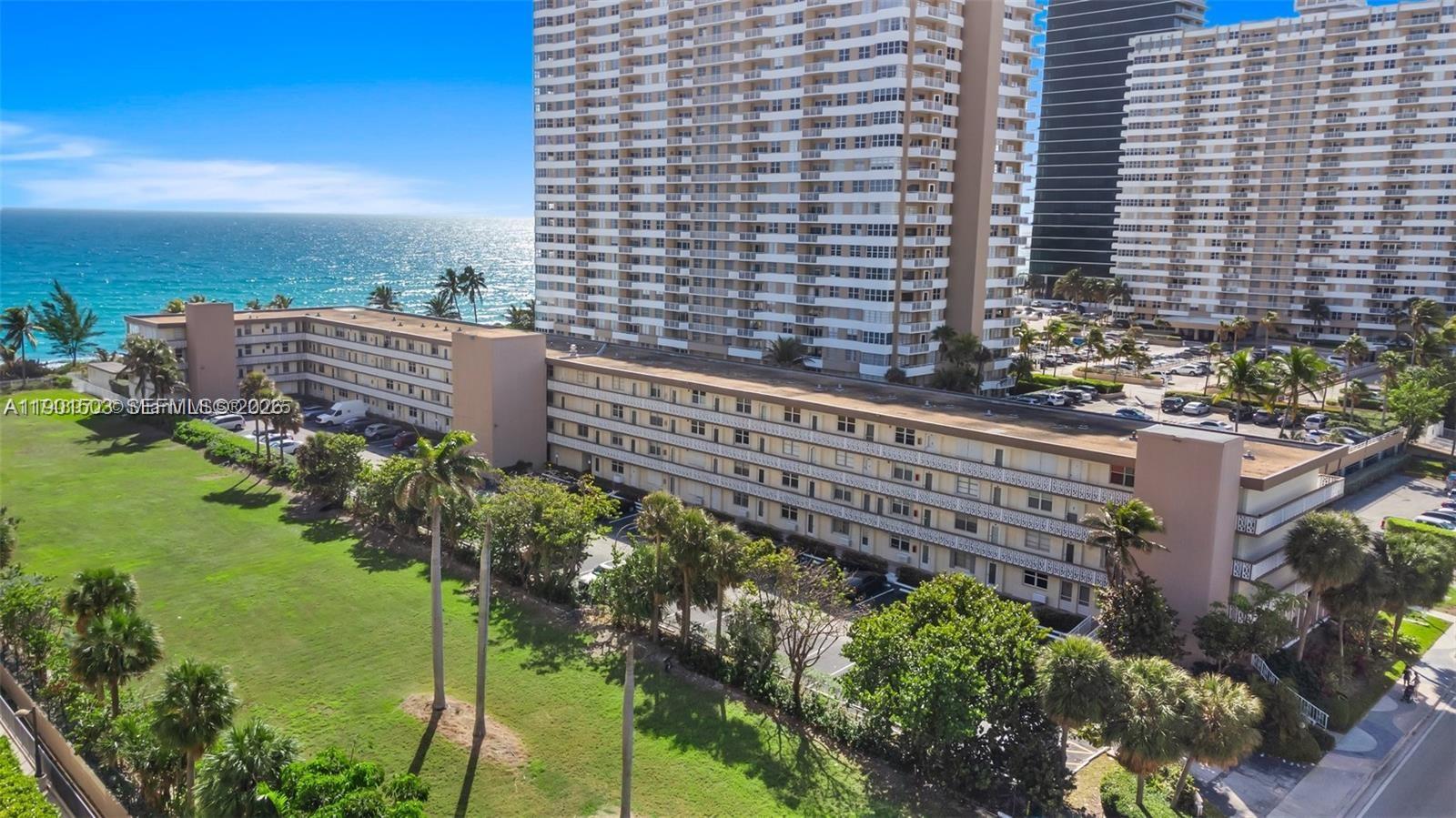 WELCOME TO THE TEROMINA ! THIS 1 BEDROOM, 1 BATH OCEAN FRONT CO-OP LOCATED IN A 55+ quiet Community IS PRICED TO SELL!  INCLUDES ONE ASSIGNED PARKING SPACE and LOTS OF GUEST PARKING, HEATED POOL and PRIVATE DIRECT BEACH ACCESS.  PRIME LOCATION WITH GREAT RESTAURANTS, SUPERMARKETS, CLOSE TO GULF STREAM CASINO AND HORSE RACING AND MINUTES TO THE AVENTURA MALL!  EXCELLENT OPPORTUNITY WITH LOWEST CONDO FEES on the OCEAN!  All re-certifications for 40/50 and 60 years have been completed.  No current assessments. Unit is located on the 3rd floor, Heated Pool. Rent 1x lifetime. All cash sale only. This unit is an excellent opportunity for all year ocean front living or for seasonal living !!