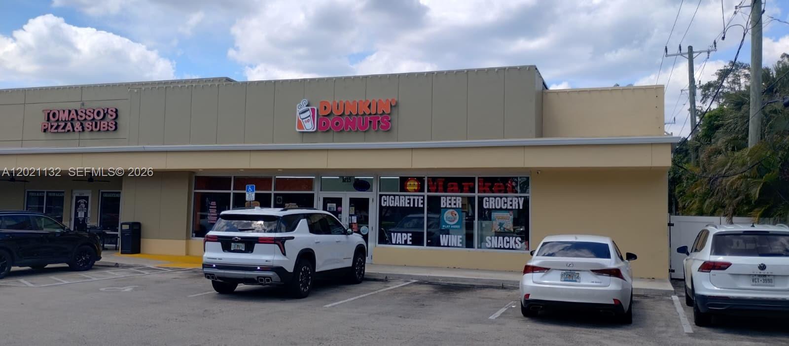 Inside of a Dunkin Donut a Vape Shop/Convenience Store, 60 percent sales from High Profit vapes Products @ 80 percent mark ups, Grocery margin is 35 percent approx.  established over 10+ years, close to three Schools, Hospital and residential area. $Sales could be Improved by adding Kitchen, Cigar Section, Slushy Machine, Mobile Phone Services and much more. Rent is $4,800 Including Sales Tax, RE Tax, Cam Charges, Water/Trash, Electricity and Building Insurance. The Dunkin Donut IS NOT INCLUDES IN THE SALE.