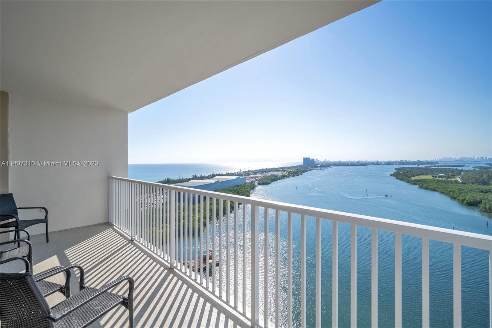 SEE YOUTUBE show case video and 3D Matterport. Really the best view of South Florida; Ocean View, Intercostal View, Miami Downtown Skyline, Oleta River State Park view, Sunrise and Sunset, Marina and lake view. Come and see for yourself, Everything at once. . Across the street from the beach. Remodeled CORNER unit with huge wrap-around balcony, 3 bed/ 2 1/2 baths, The third bedroom was open. Higher ceilings, really the best unit in Arlen House. Parking # 240 /Storage # 2206. Fully furnished. Move-in is First month and 2 months security deposit, plus association application fee.
