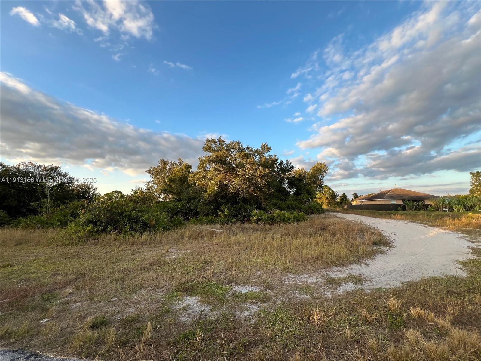 This premium 0.25-acre corner lot at the end of the street offers an exceptional opportunity to build your dream home in NW Lehigh Acres. Zoned RS-1 for single-family use, this spacious and private homesite is ideal for homeowners, builders, or investors seeking added flexibility and curb appeal. Located just off Gunnery Road and Lee Boulevard, the property provides convenient access to shopping, schools, the public library, restaurants, Fort Myers, and RSW Airport. The lot is situated in Flood Zone X, flood insurance is not required, no HOA. A complete DEP study has been conducted and can be provided, confirming no protected species, and no exotic plants on-site, making this a clean and ready-to-build. The adjacent lot is also available for purchase.