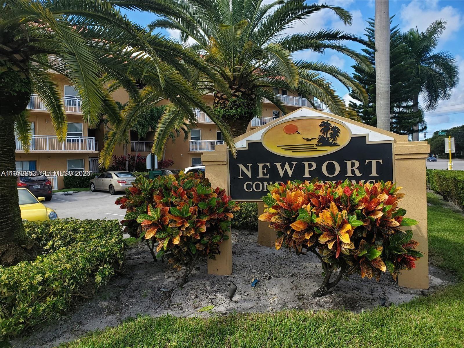 Beautiful and spacious 3-bedroom, 2-bath condo at Newport Condo featuring tile flooring throughout, generous closet space, and a private balcony perfect for relaxing.  This bright and well-distributed unit offers comfort and functionality, ideal for families or investors. The community provides great amenities including a swimming pool, fitness center, and on-site laundry facilities. The property comes with 2 assigned parking spaces for added convenience. Conveniently located near major highways, shopping centers, restaurants, schools, and parks, with easy access to everything the area has to offer.

A great opportunity to own in a well-maintained community — don’t miss it!