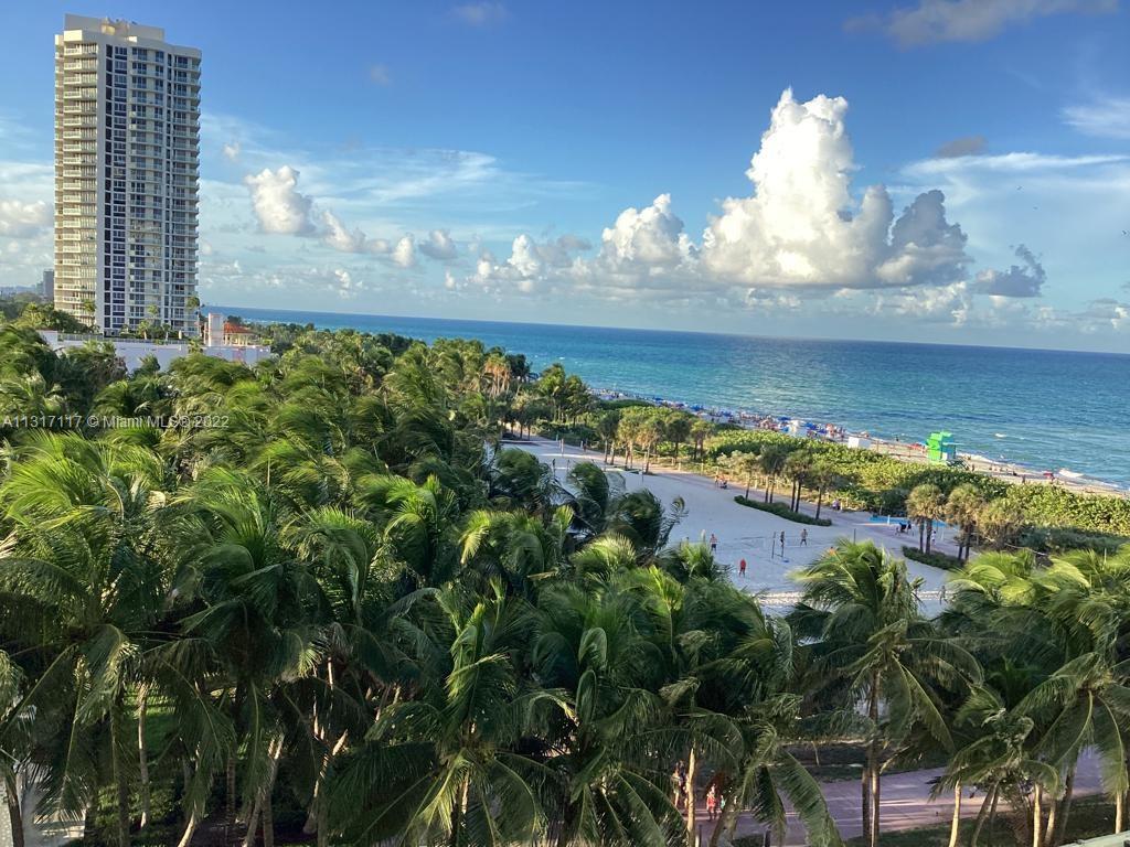 Seasonal rental, Direct Ocean views from every room of this 1 bedroom 2 baths Remodeled...apartment in the Burleigh House Condominium of Miami Beach. Fully furnished just bring your toothbrush and clothing. This Ocean front building is centrally located on Collins Ave & 71 Street. The Beach is your backyard, walk to shops, restaurants, Publix, Canyon Ranch Spa & Resorts plus more. Available January 1st to June 30th. Please note, No Pool access, building under renovations, the balcony and exterior side area of this unit, is completed see pictures and message me for walk through video….Perfect Location, please see brokers remarks for building requirements on all tenants.
