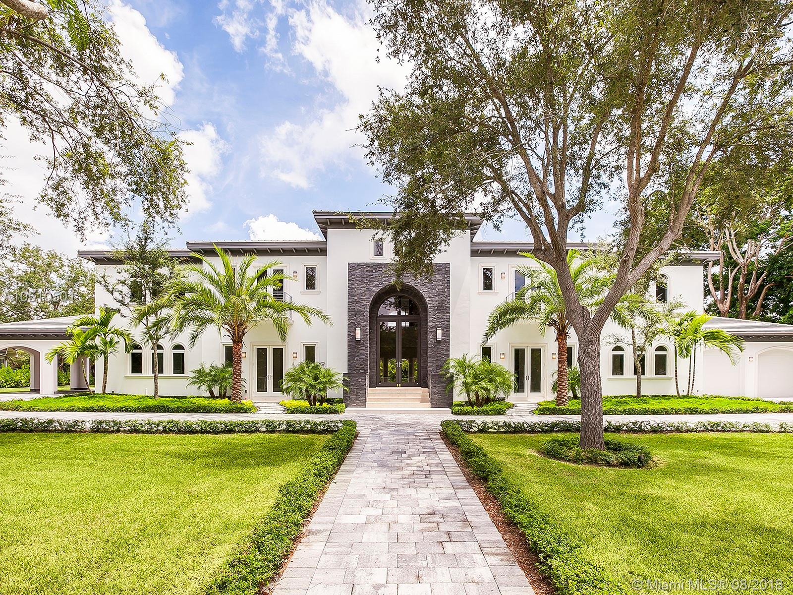 Beyond the Impressive Architecture, a Custom Built Residence offering a Seamless Floor plan w/2 Masters, 5 Add’t Rooms planned for Multi Usage, suitable as Library, Media, Fitness, Nursery, Study or can be addt Bedrooms. State of the Art Chefs Kitchen, Breakfast Area, Expansive Prep Island, Prof Gas Wolf appls, Subzero Fridges/ Wine Storage, Biaggi Cucina cabinets & Marble counters serve up the perfect style. Car Lovers Paradise designed for multiple car storage. Store your treasures in 1 of two 2 Car Garages or keep them under PorteCochere. Views from every room of Yard, Play areas, Shimmering Pool/Spa & Breathtaking Summer Pavilion tailored w/Lynx SS components. The Covered Terraces offer Grand Spaces & Unlimited Entertaining options.  Truly an amazing custom build to call your very own!