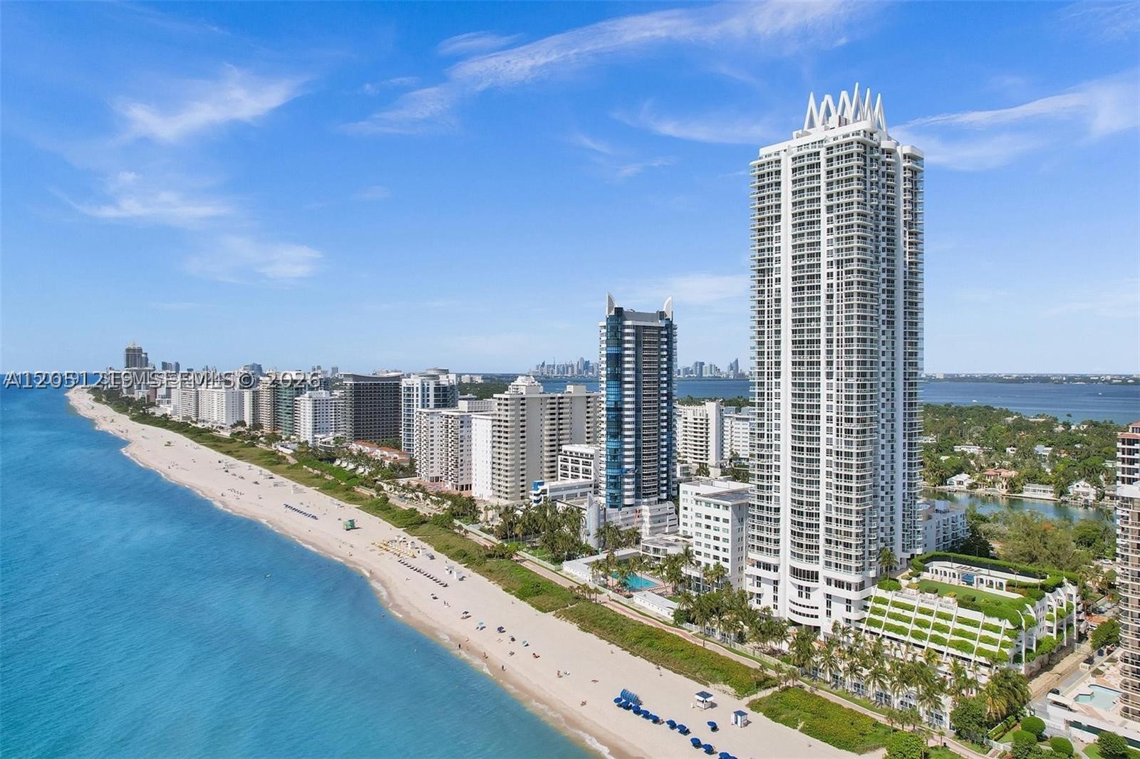 Fully furnished 1-bedroom, 1-bath residence offering ocean views through floor-to-ceiling windows that showcase the ocean, shoreline and South Beach. Residents of Akoya enjoy an exceptional resort-style lifestyle with complimentary beach service, ocean view fitness center, heated pool, jacuzzi, sauna and steam rooms, tennis, pickleball courts, racquetball, basketball courts, and BBQ entertaining area. Available for a minimum of 6 months