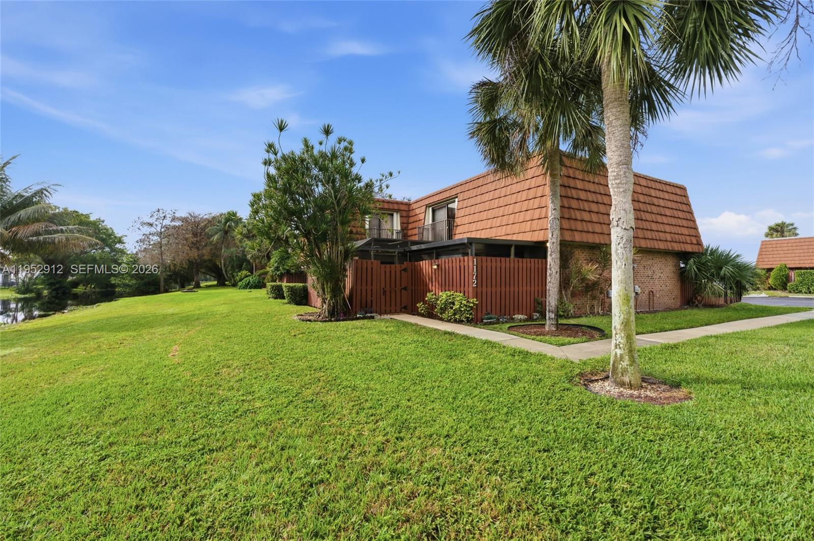 Beautiful 3 Bed / 2.5 Bath Waterfront Townhome Located In The Heart Of West Davie. This Home Features Crown Molding. A Totally Updated Kitchen With Granite Counters, Glass Tile Backsplash, Stainless Steel Appliances, And Wood Cabinets With Ample Storage And Counter Space. Large Open Living And Dining Room Areas. One Bedroom Is Downstairs And Has A Large Closet. Updated Half Bath Great For Company and A Full Size Washer/Dryer. Large Primary Suite Has A Walk-In Closet, 2nd Closet And Balcony That Overlooks Patio And Canal. En-Suite Bath Has Large Vanity W/ Granite Counter, Recessed Lighting, Travertine Shower & Floor & Linen Closet. 2nd Bedroom Overlooks Patio And Has A Large Closet. Hall Bathroom Has A Tub/Shower, Wood Vanity W/Granite Top. Newer AC 2018. Enjoy Your Large Private Screened Patio With Covered Roof And Accordion Shutters Offering Outdoor Living Space. West Davie Boasts Easy Access To Shopping, Dining, Parks, A Schools, And Major Highways. 2 Parking Spaces And Plenty Of Guest Parking. Generator Transfer Switch. Community Offers A Large Community Pool, Club House, BBQ Area, Basketball And Tennis Courts. Low HOA Includes Roof, Landscaping, Pool, Painting, Sprinklers, Common Areas And More. Must See!