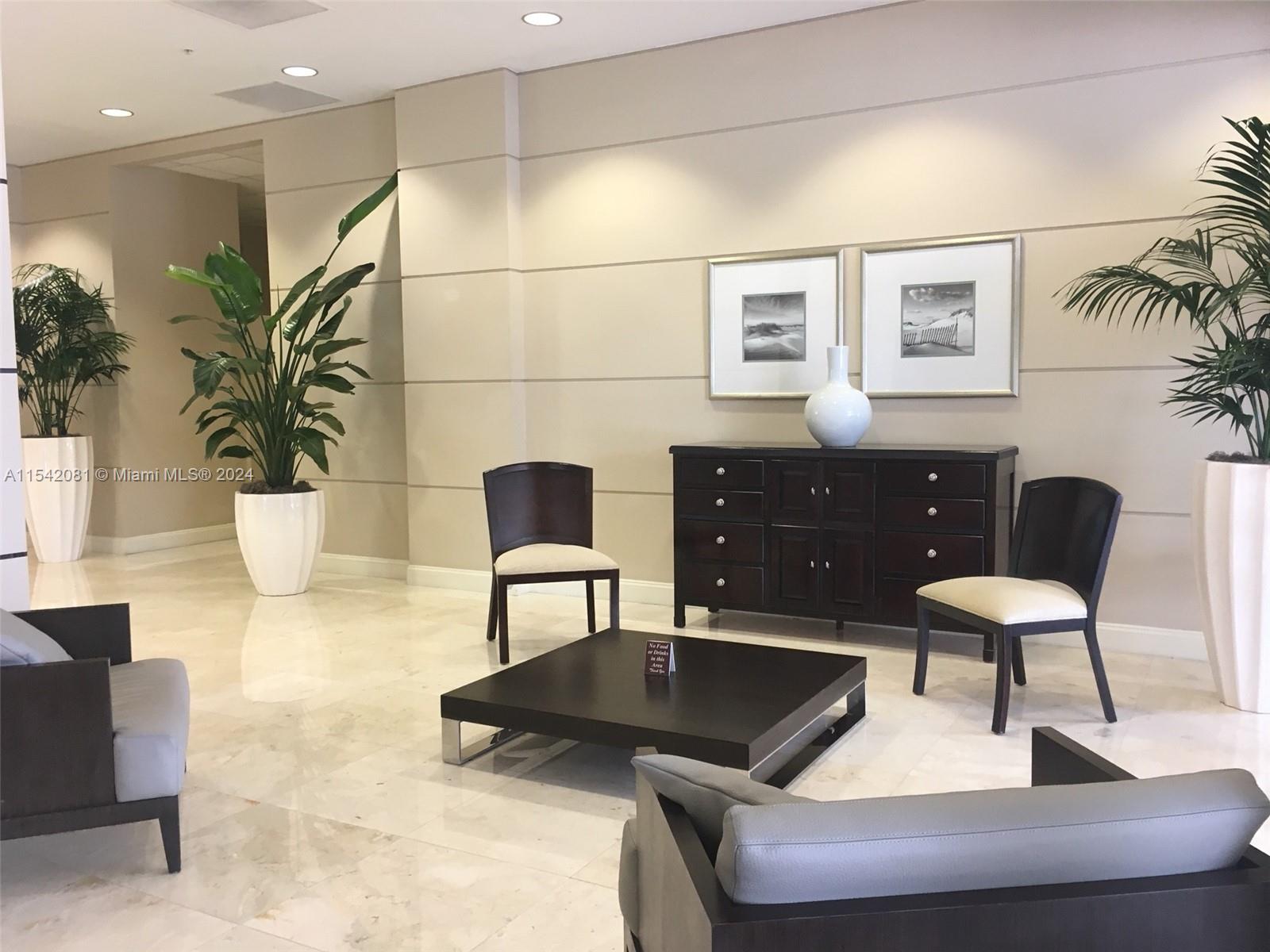 Enjoy coastal living in this beautiful 1b/1b unit located at the Oceanview building, across the street from the beaches between Sunny Isles & Golden Beach. Resort-style living w/ an array of amenities: a sparkling pool, tennis courts, indoor game room, business center, lounge area, dog walk zone & 24/7 security. Currently undergoing renovations to enhance the halls & lobby w/out any special assessments. Monthly HOA covers water, A/C, insurance, access to amenities, basic cable, internet & 1 assigned covered parking space. Hurricane impact windows & an open layout features a semi-open kitchen that blends into the living area, ample balcony w/ breathtaking views of the Intracoastal, and tons of closets. This is the most competitively priced unit in a high floor.