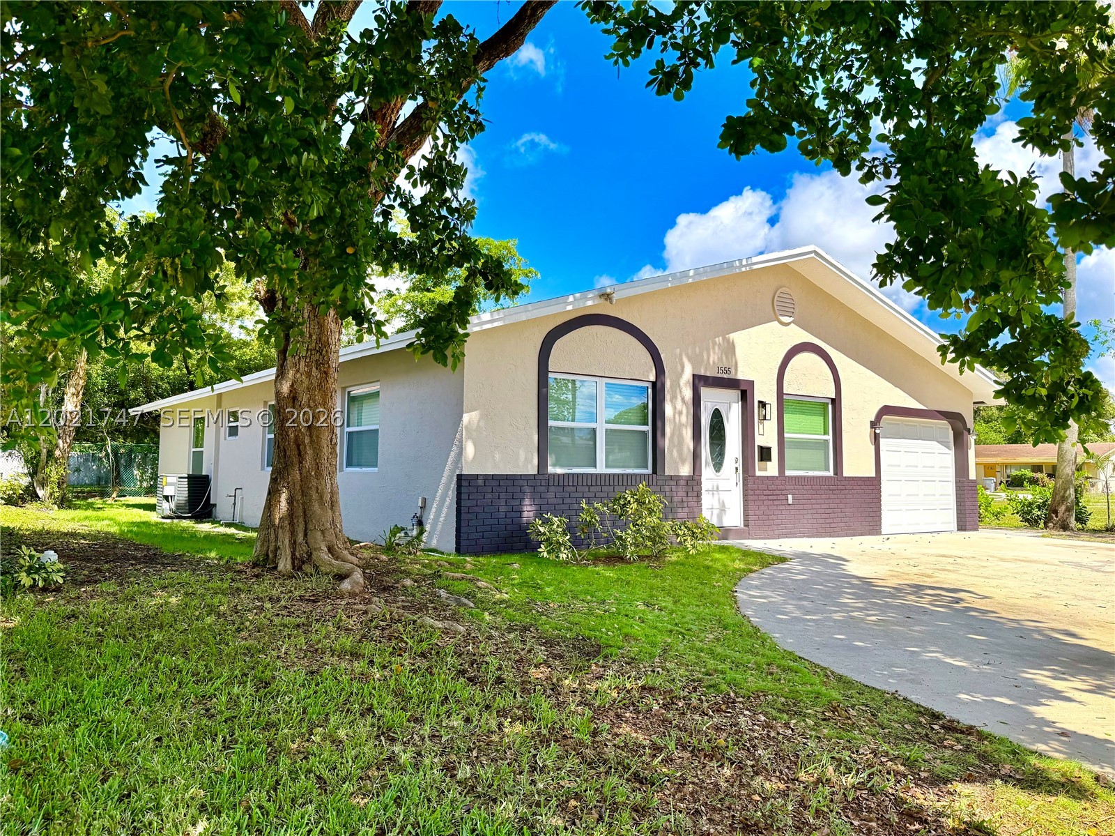 JUST REDUCED! Significant price adjustment reflects the seller's motivation. This is your opportunity to purchase a fantastic property at an exceptional value. Bring your offers—priced aggressively for a quick sale! Luminous elegant one story single family in the fast-growing city of Pompano Beach with 4 bedrooms and 2 bathroom one car garage and circular driveway.Newly Roof 2020.New impact exterior doors and windowes with permit.New garage door with permit. New water heater.New wiring in kitchen, laundry and bathrooms.New A/C.New smoke detectors.New flooring Tile on entire living room and Wood laminate in Bedrooms.New bathrooms full remodeled w/new vanity, glass doors. New kitchen with Quartz counter top on hard wood Cabinets with New Stainless steel Appliances.New water pipe entire house and New Plumbing & Electrical fixtures.New interior and exterior doors.New Painting entire house.This house stands out as a top opportunity in Pompano Beach area and just only 3 miles from the vibrant Pompano City Center and beaches, dinning, shopping and more. Don’t miss this opportunity