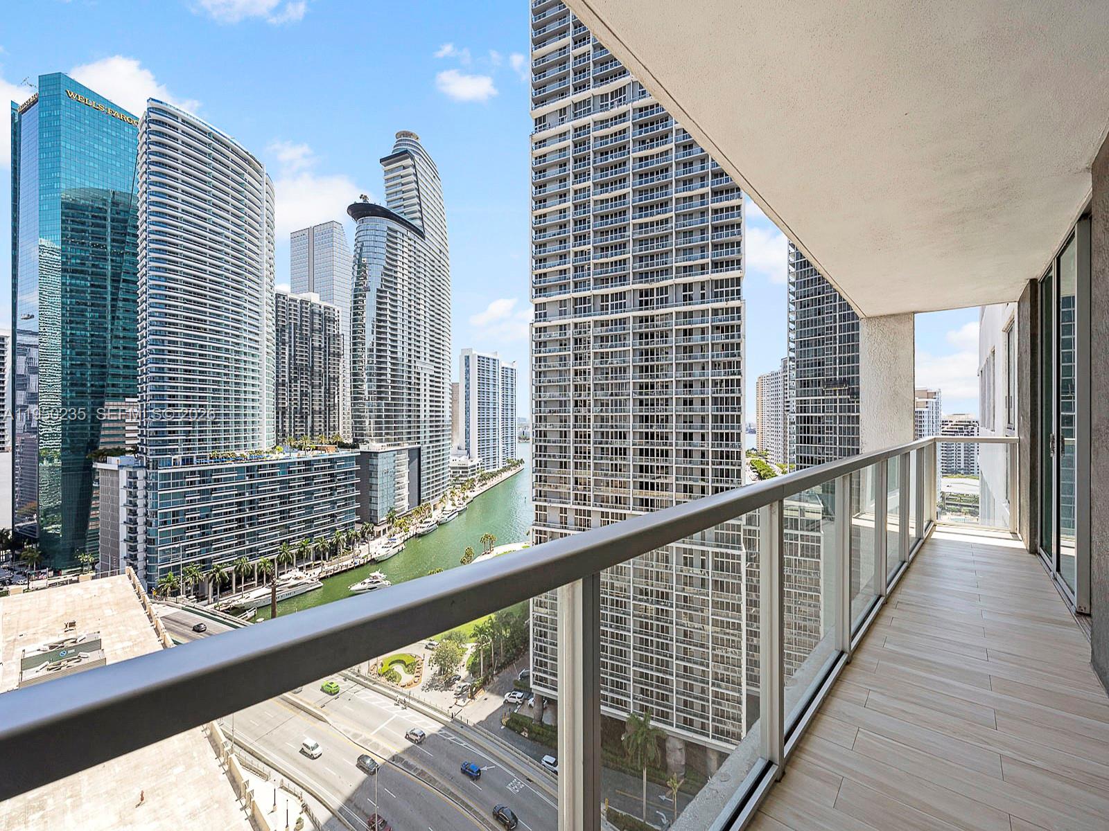 $75,000 in Upgrades. Turnkey luxury,designer-remodeled 1-Bedroom in 500 Brickell East/ NO ASSESSMENTS. Every detail of this home has been meticulously upgraded with premium finishes. Blonde wood-look porcelain tiles runs throughout and carry into the oversized balcony. The open concept living space is elevated with WAC recessed lighting, dropped ceiling cove lighting, and direct LED fixtures. A full size Samsung front load washer and dryer. The spa-inspired bathroom, with marble-style wall finishes, all new plumbing, separate tub and shower w/ body jets, plus ceiling mounted tub filler. The bedroom features an elegant accent wallpapered wall and Lutron Smart lighting, fully controlled from the phone. Set in the heart of Brickell, steps from fine dining, entertainment, and transportation.This building has been pre-approved for financing, meaning the condo questionnaire and budget do not need to be reviewed.
