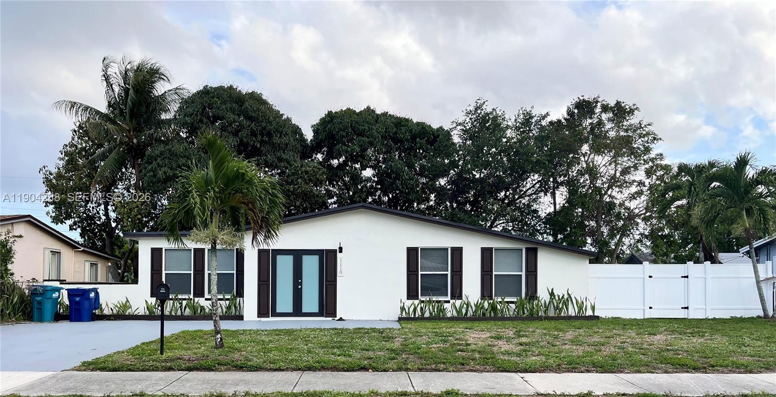 Brand new everything , owner remoldeled home from top to bottom this past summer,  new roof , kitchen , bathroom , floors ,AC , fencing , driveway, stainless appliances set . All done by florida licensed contractor with all county permits.