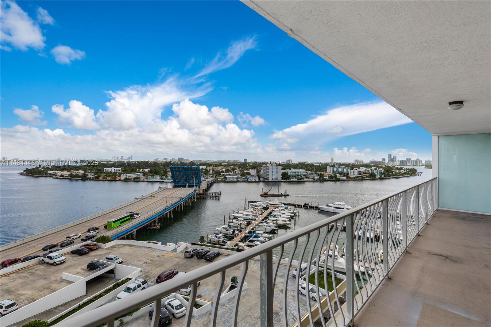 Spectacular unobstructed views of Biscayne Bay from this spacious 2-bed/2-bath condo in North Bay Village! Fully
furnished and equipped. This unit offers lots of natural light, a split floor plan for privacy, an expansive balcony
accessible from all living areas, and a spacious open kitchen with new stainless steel appliances and granite countertops. One assigned parking and plenty of guest parking. The building is full of amenities which include 24-hour security, an Olympic-sized swimming pool, a jacuzzi, a gym (separate fee for gym), a hair salon, restaurants, and more! Just a few minutes from the beach, supermarkets, and major highways.