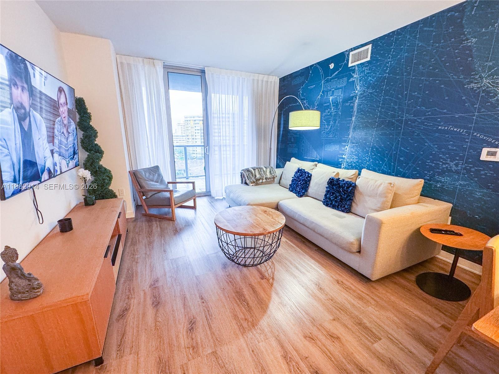 Best-priced unit in the building and surrounding area! This turnkey, fully furnished 2-bedroom / 2-bath residence is located at the highly desirable Beachwalk Resort and is approved for short-term rentals. The unit features two separate private entrances, allowing for flexible rental options: Side A: 1-bedroom / 1-bath apartment with balcony; Side B: Studio suite with private balcony. Both sides can be rented together or individually, maximizing income potential. The property allows daily rentals with no rental restrictions and is compatible with Airbnb, VRBO, and Booking. Building amenities include owners-only private rooftop access, garage parking, complimentary beach shuttle, resort-style pool, fitness center, and on-site restaurant with Intracoastal views. HOA fees include electricity, water, internet, cable, and phone line, offering exceptional value and simplified ownership. Owner financing available for up to 40% of the purchase price, providing an attractive option for investors seeking flexible terms. Call today to schedule a private showing or for additional information.
