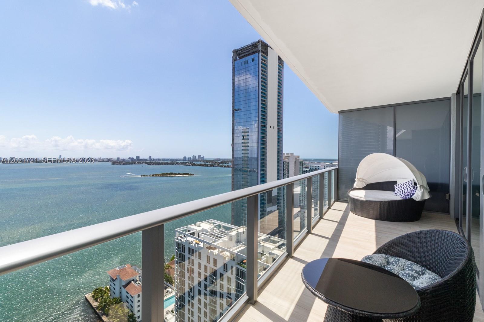 Best-priced high-floor 2BR currently available at Icon Bay. Residence 3105 offers a rare open southeast exposure with expansive bay and skyline views. Unlike many nearby units, this residence comfortably clears neighboring Crimson Residences, creating a brighter, more open, and private living experience. Features include a desirable split-bedroom layout, floor-to-ceiling impact glass, spacious terrace, modern kitchen, and abundant natural light throughout. Icon Bay offers resort-style amenities including bayfront pool, tennis courts, gym, spa, valet, and private waterfront park. Offered at under $650/sf. Exceptional value and one of the most attractive entry points into Miami’s modern Edgewater waterfront lifestyle.