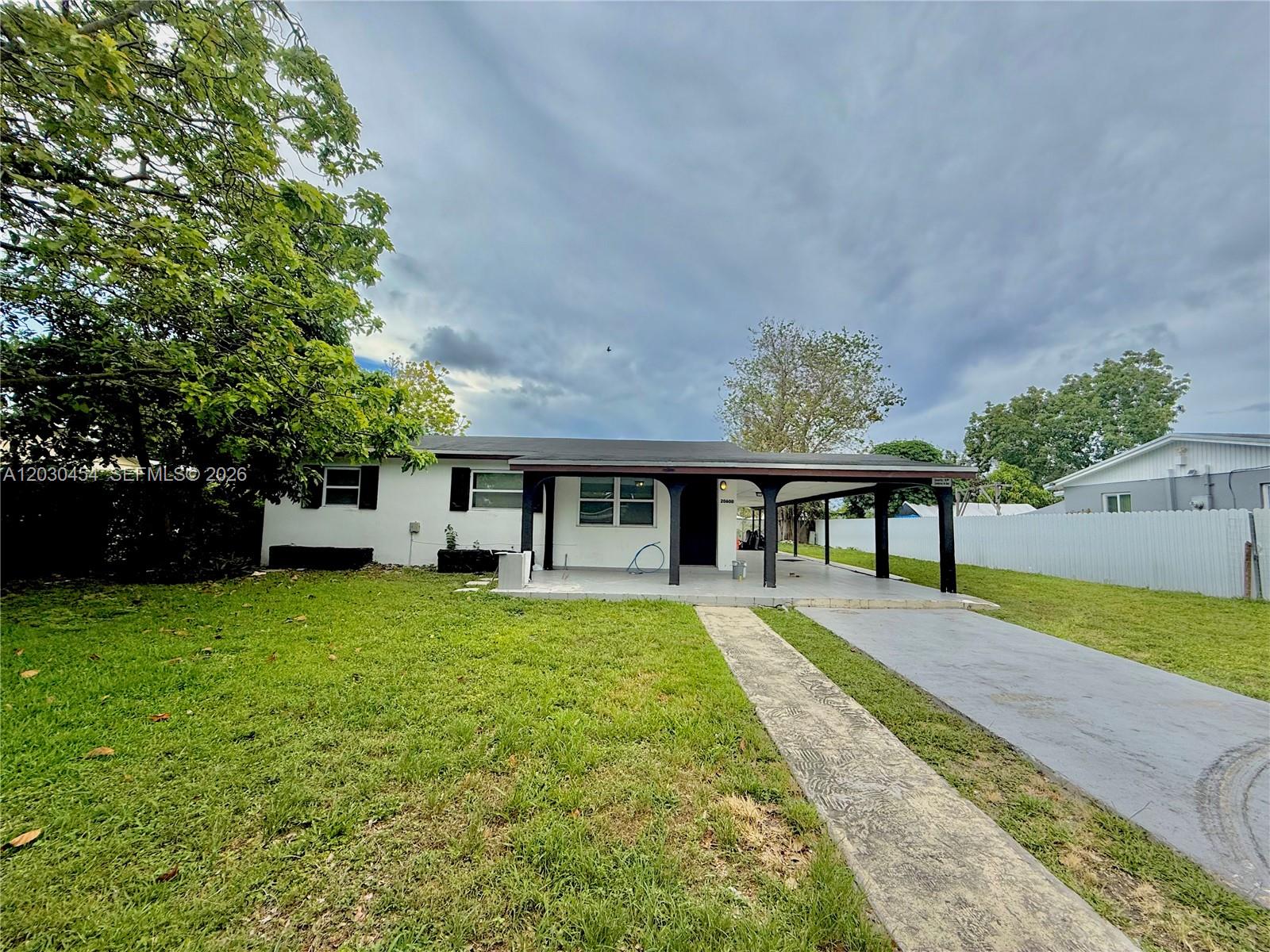 Beautifully renovated 4-bedroom, 2-bath single-family home situated on an oversized 8,250 sq. ft. lot in Southwest Miami. This move-in-ready residence features a new roof, impact windows, updated electrical system, central A/C, modern appliances, and ceramic tile flooring throughout. The spacious floor plan includes a renovated kitchen, updated bathrooms, and a generous primary suite with a private bath and walk-in closet. Ample front and backyard space offers endless possibilities for entertaining, outdoor living, or future enhancements. Covered parking and no HOA. Conveniently located near schools, parks, shopping, dining, and major highways. A fantastic opportunity to own a well-maintained home in a growing Miami neighborhood. Schedule your private showing today!