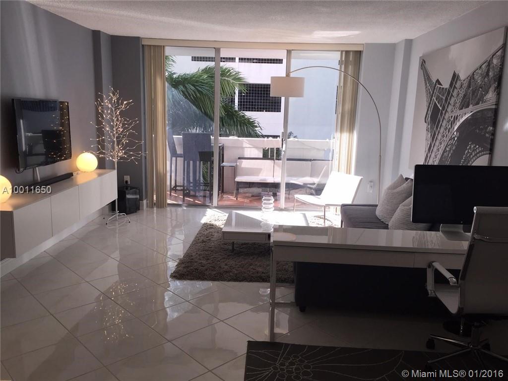 Tastefully furnished one bedroom with a large balcony.  Completely renovated unit with a new kitchen, bathroom, tile flooring throughout.  Parking included.  Six month minimum rental.  Non-smokers only.