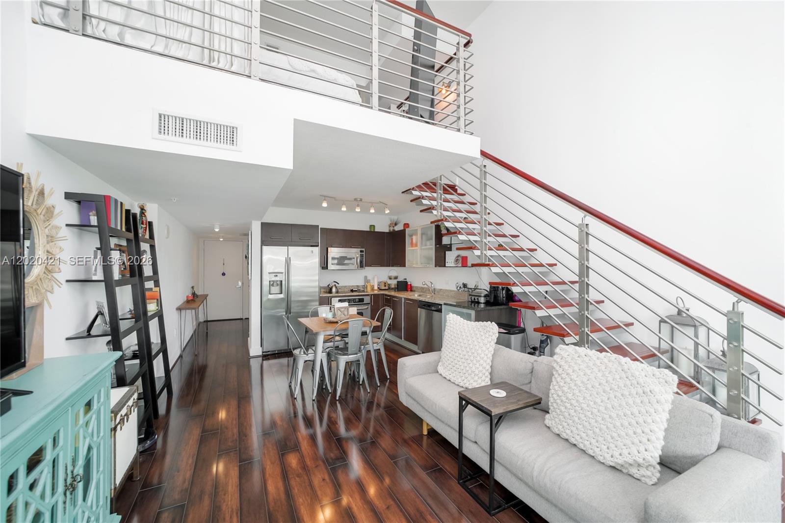 Pool level fully furnished condo for sale, almost 1000 SqFt of living, wooden floors, built in closets, tons of storage space, linen curtain for privacy, unique lights fixtures made by a local artist. A must see unit.