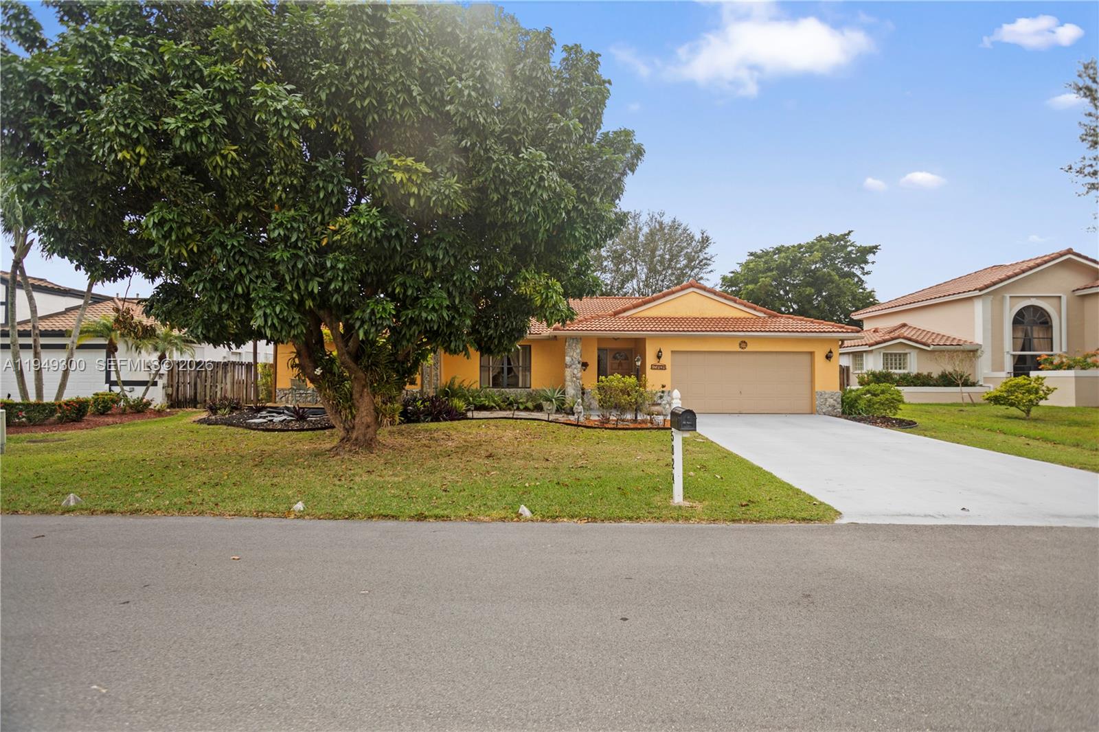 Welcome to Waverly Hundred, one of the coziest neighborhoods in Davie. This spacious 4-bedroom, and 3-bath single-family home sits on a quiet cul-de-sac and features a spacious one-story layout, offering ample room for family living with a large, open floor plan. The property features a two-car garage and a huge backyard with room for pool perfect for outdoor activities, entertaining, or simply enjoying some privacy. You'll be just moments away from shopping, dining, parks, and top-rated schools, making this an ideal location for convenience and comfort. Don't miss the opportunity to make this wonderful home yours!