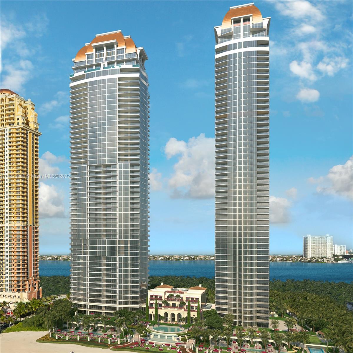 Be one of the first to move in to The New Estates at Acqualina. This Spacious 5 Bedroom Oceanfront finished residence is ready to move in. Large outdoor terraces with spectacular views of the Ocean & Downtown Skyline.  Forbes five star and AAA award winning Service by Acqualina. Complimentary Rolls Royce car service, Beach club, Acqua Fit, Avra Restaurant & Bar, Over 45,000 sq ft of Amenities including ice skating, bowling and much more.