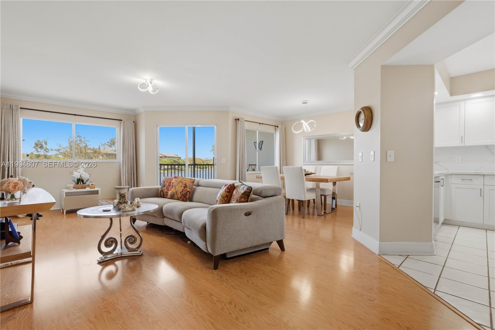 Stunning 1 bedroom, 1.5 bathroom with breathtaking panoramic lakeview. This beautifully updated apartment offers spectacular, unobstructed lake views from a tranquil cul-de-sac location in the desirable new Suffolk B section. Positioned on the quiet 2nd floor with both north and south exposures, the apartment stays naturally cool and bright throughout the day. Fully updated interior with stainless steel appliances, crown molding and flat ceilings for a modern, refined look.  Hurricane shutters for peace of mind.  Washer/Dryer in unit.  Spacious layout providing extra privacy and relaxation.  Exceptional Location, just steps away from the stand-alone Club Health building, the brand-new Walking Park, Pickleball courts, and a Synagogue only two buildings away. Everything you need is right at your doorstep. This is truly a Move-In Ready apartment.
A must-see for anyone seeking comfort, convenience, and stunning natural surroundings.