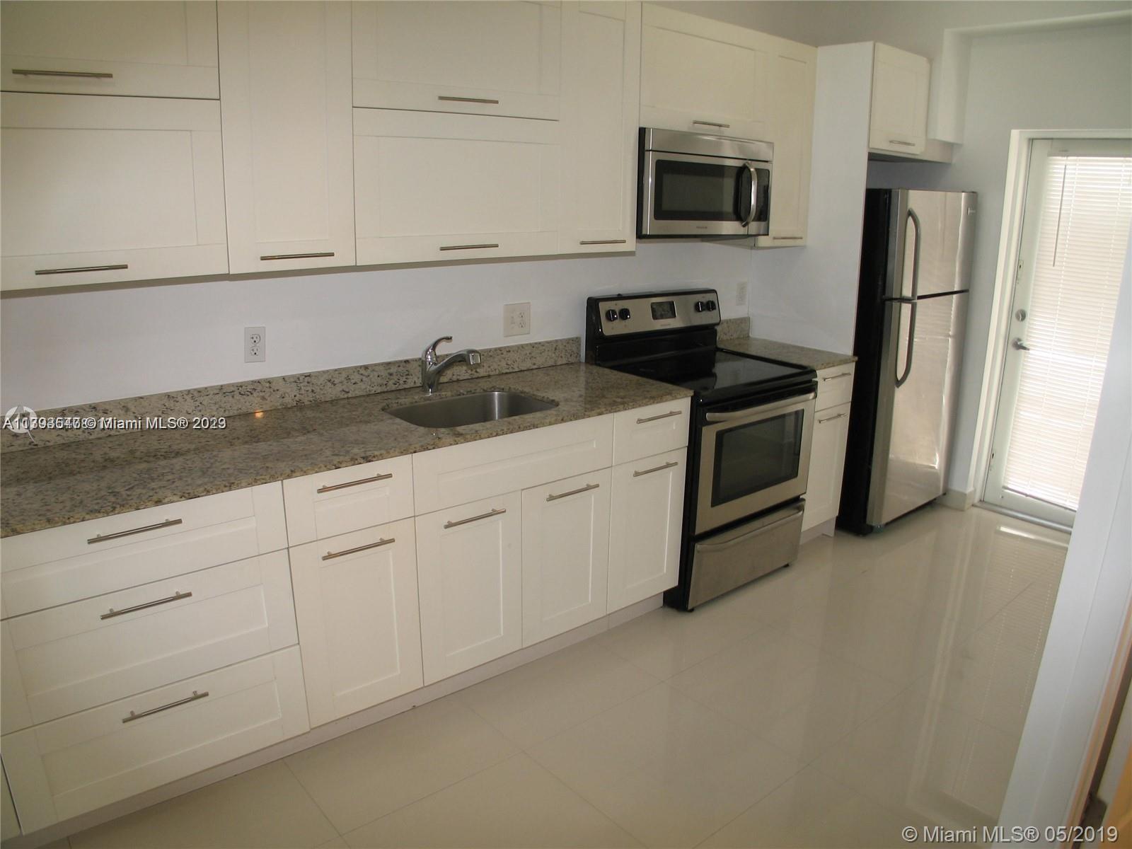 SUPER LUX BOUTIQUE STUDIO WALKING DISTANCE TO MIAMI BEACH, NORTH BEACH TENNIS COURTS, KAYAK LAUNCH DOCK AND THE BEACH'S BEST RESTAURANTS & SHOPPING. THIS APARTMENT BOAST NEW EURO STYLE KITCHEN FEATURING STAINLESS STEEL APPLIANCES AND GRANITE COUNTER TOPS, MODERN BRIGHT BATHROOM, HURRICANE IMPACT WINDOWS/DOORS, PORCELAIN FLOORING THRU OUT, NEW HIGH EFFICIENCY A/C'S.