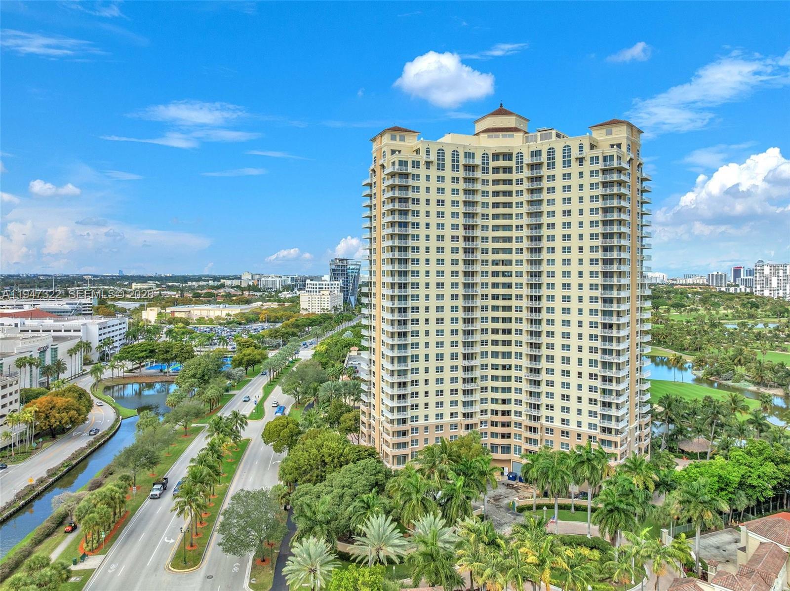 Experience luxury living in the heart of Aventura! This beautifully appointed residence at 19501 W Country Club Dr #505 features elegant marble floors, a bright and spacious split-floor plan, and sophisticated finishes throughout. Enjoy a modern open kitchen with brand-new appliances, floor-to-ceiling windows, and a private balcony with serene views. Located in a full-service building with resort-style amenities—pool, fitness center, spa, valet, and 24-hour concierge—just steps from the world-renowned Aventura Mall, fine dining, and the prestigious Turnberry Golf Course. A must-see opportunity to live or invest in one of Aventura’s most sought-after addresses!