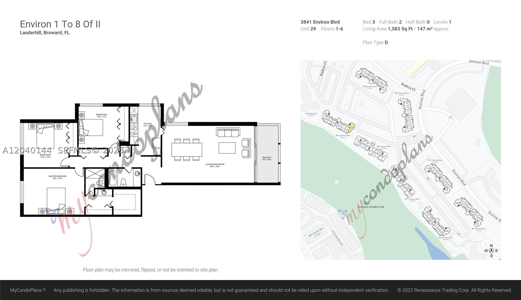 CONDOMINIUM 4 OF ENVIRON - Residential
