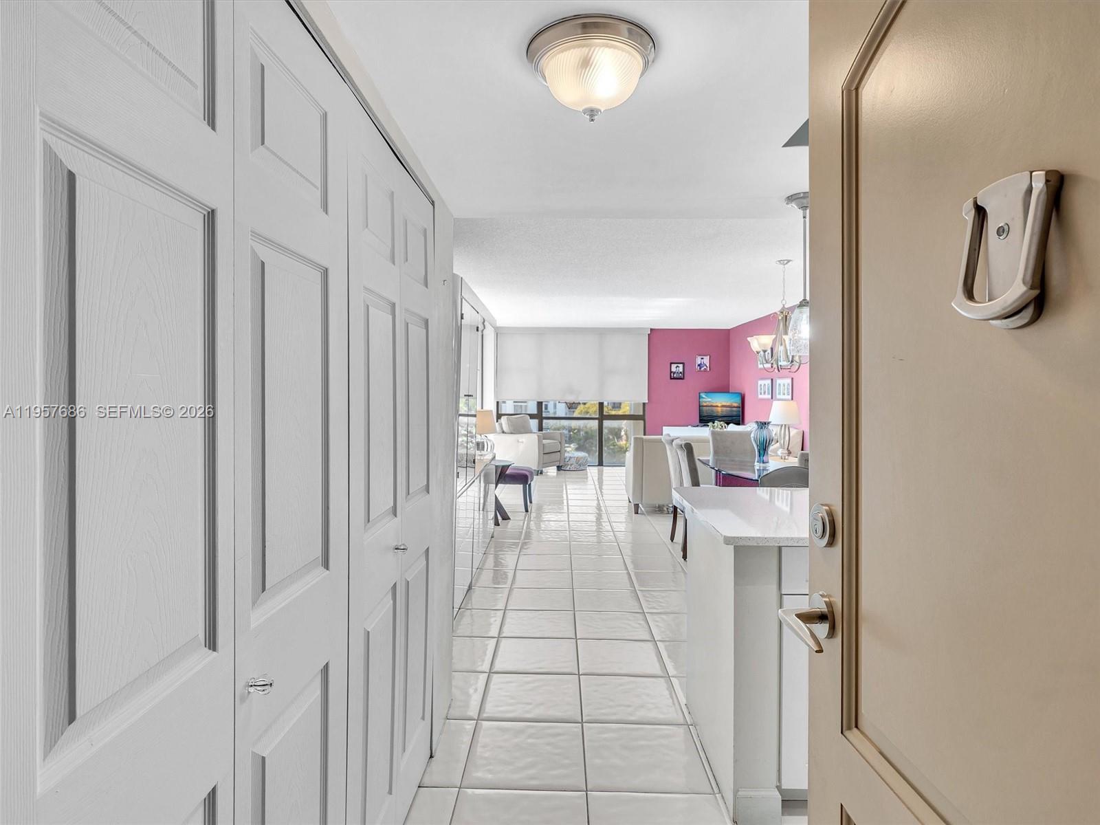 Location really sets this home apart. Enjoy Aventura's lifestyle in this updated 2/2 at Eldorado! Newer kitchen, refreshed  bathrooms. This model is Specious with bright living areas and  spectacular open view of the Turnberry Isle golf course ~ lush, green and incredibly peaceful. Covered deeded parking, storage. and a 10 yr old AC. All special assessments paid in full by seller. New electric shades in LR, hurricane shutters.