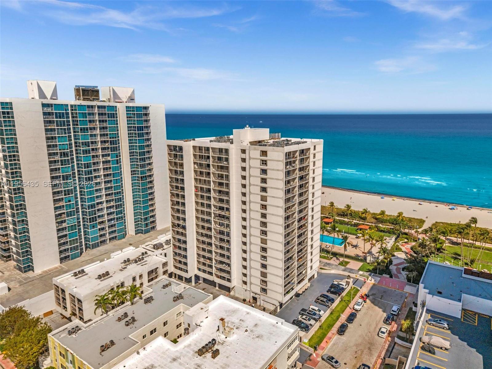 This building checks all the boxes. Sitting 11 floors above the dunes, between the Atlantic Ocean  and Lake Pancoast is why you chose Miami Beach. Swimming, boating, parasailing and shelling are outside your door. Just north of Lincoln Rd, free shuttles outside the building will sweep you away for shopping, the New World Synphony, Filmore concerts or the MB Convention Center trade shows. This unit is what all others aspire to be; masterfully planned by the owners sparing no expense from start to finish.  This 2 bedroom conversion offers waterviews of beautiful Lake Pancoast with watercraft rentals, sunsets and City views. Or take an elevator ride down to ride the ocean waves. 
Upgrades of $200K+. #1109 displays classic lines, mono-neutral tones and products to endure time. Samsung appliances, tankless water heater and AC <2 years old; Insigna wine cooler. New electric panel w/ 95% new electrical; all new plumbing; Impact doors, engineered white oak wood floor.  Bike storage in basement level for 2 bikes; add'l unit storage 6th floor; Ammenities include 2nd floor activities room with billiards, ping pong, clubhouse, community room. 1 covered pkg; B17+ visitor parking; laundry on unit floor (W-D not allowed in units). WIFI included in HOA. Parking garage improvements wrapping up. 90 day rentals allowed. ESA/Service Animals WELCOMED. Promenade Beautification Planning is underway by City MB. No assessments. Call LA, 24 hr notice. Appts only.