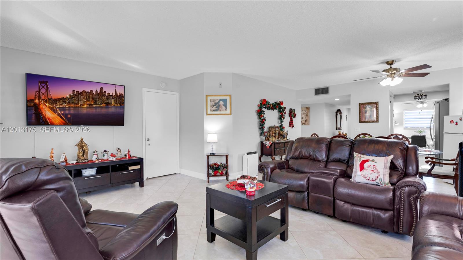 Welcome to resort-style living in Century Village Pembroke Pines. This first-floor corner unit, ideally located next to the back entrance, offers easy access and added privacy and is one of the larger models at 1,540 sq ft. The home features two walk-in closets, new flooring (2016), a renovated master bathroom (2022), new A/C (2022), new water heater (2024), new hurricane shutters, and new blinds throughout, along with a tiled balcony and a kitchen equipped with stainless steel appliances. The HOA provides exceptional value, covering water, exterior insurance, roof, cable TV, WiFi, and landscaping, while offering resort-level amenities including multiple pools and an Olympic-size pool, golf course, tennis courts, racquetball, water sports, transportation services, and two clubhouses with a theater and a full calendar of social events and activities, recreation areas, and fully equipped gyms.