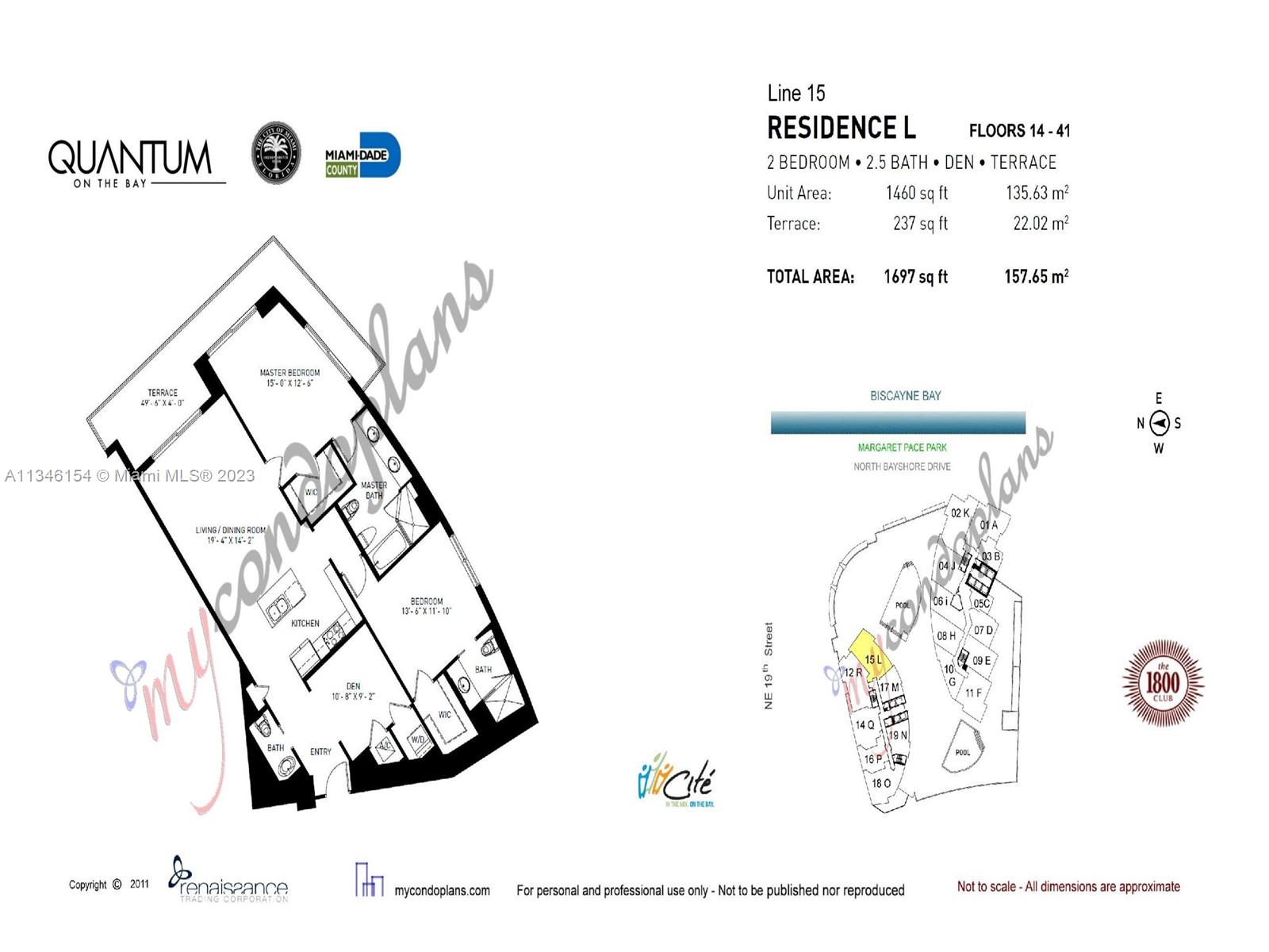 QUANTUM ON THE BAY CONDO - Residential Lease