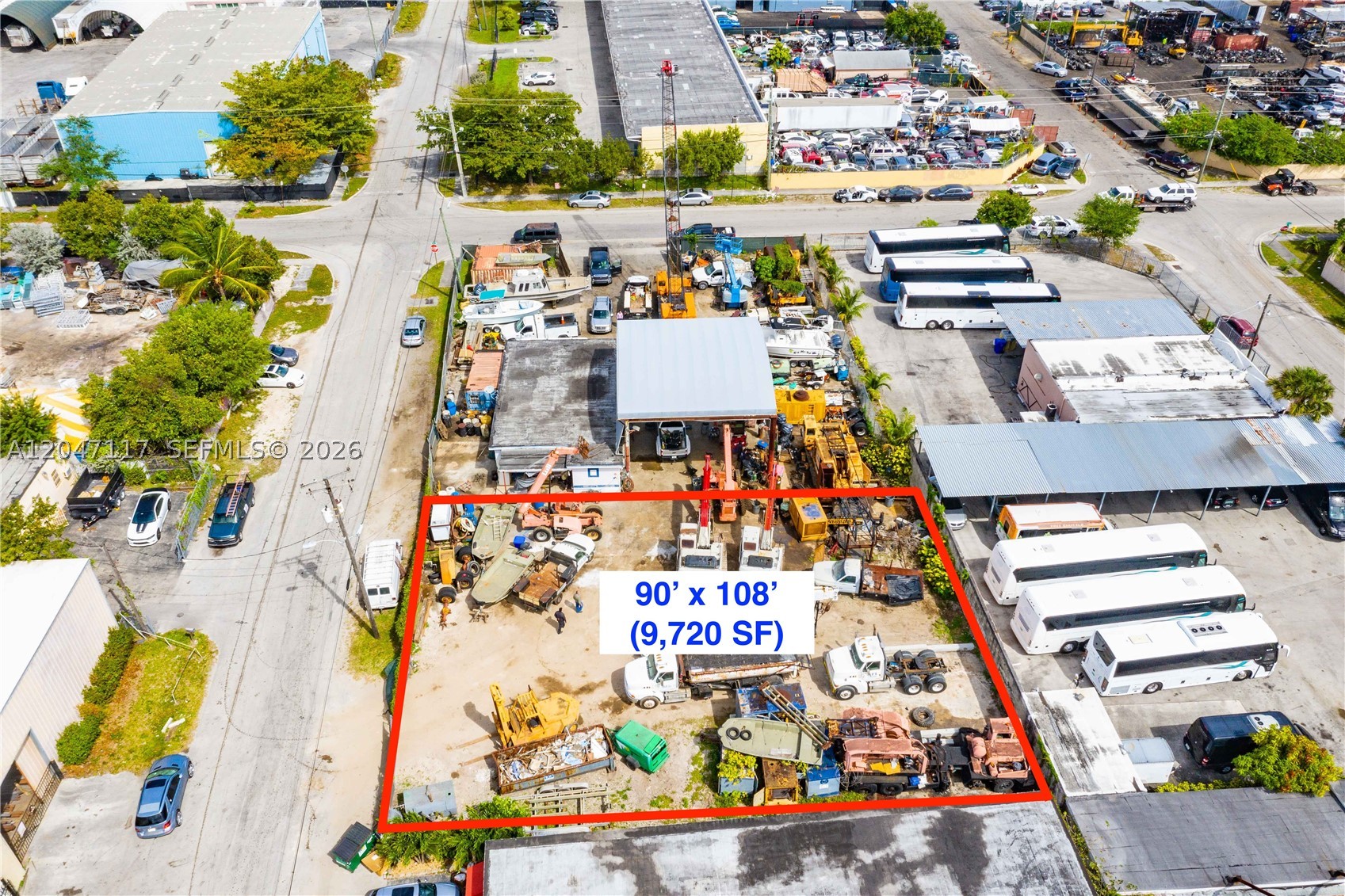 Shared Industrial Outdoor Storage (IOS) Yard opportunity available for lease in West Park, Florida.

MONTHLY GROSS RENT $10,000. 

Empty fenced in lot consists of approximately 9,720 SF of industrial land. The M-2 zoning make it particularly attractive for businesses requiring outdoor storage, vehicle parking, equipment staging, or fleet operations.