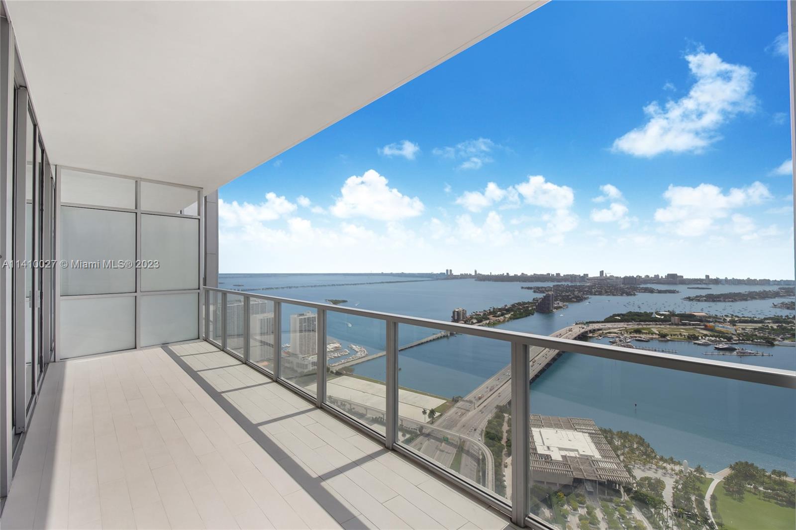 Views that wil leave you breathless from this 57th floor beauty.  Private elevator entrance, full amenity building in the heart of Downtown Miami.  Reduced due to Secondary bathroom being gutted.  Seller is willing to sell as is or renovate secondary bathroom and closets (master and second bedroom).  Both have been removed and need updating.  The Marquis is a luxury building with a large percentage of owner occupants and the location can't be beat.