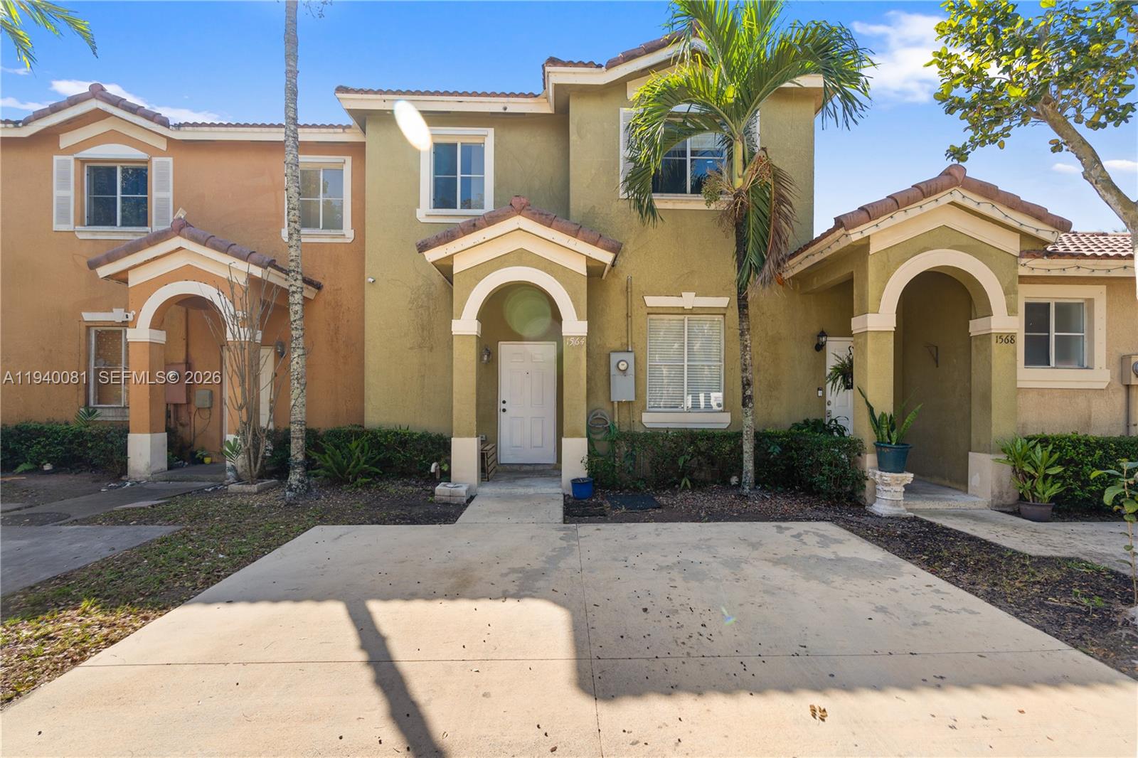 Beautiful and spacious 4-bedroom, 3-bath home in a highly desirable Homestead community with **low association fees**. This 1,618 sq ft residence offers a rare and convenient **first-floor bedroom with a full bathroom**, perfect for guests, in-laws, or multigenerational living. The home features a functional layout with bright living areas, a comfortable kitchen, and well-proportioned bedrooms. Enjoy **parking for up to 4 cars**, a valuable feature in this area. Located near major highways, shopping, dining, and top local amenities, this property offers comfort, convenience, and excellent value. Ideal for, investors, or anyone seeking a well-maintained home in a growing community. SHOWING HAVE TO BE SCHEDULE WITH 24 HOURS NOTICE. NO EXCEPTIONS! SHOWINGS ONLY AFTER 4 :00 PM