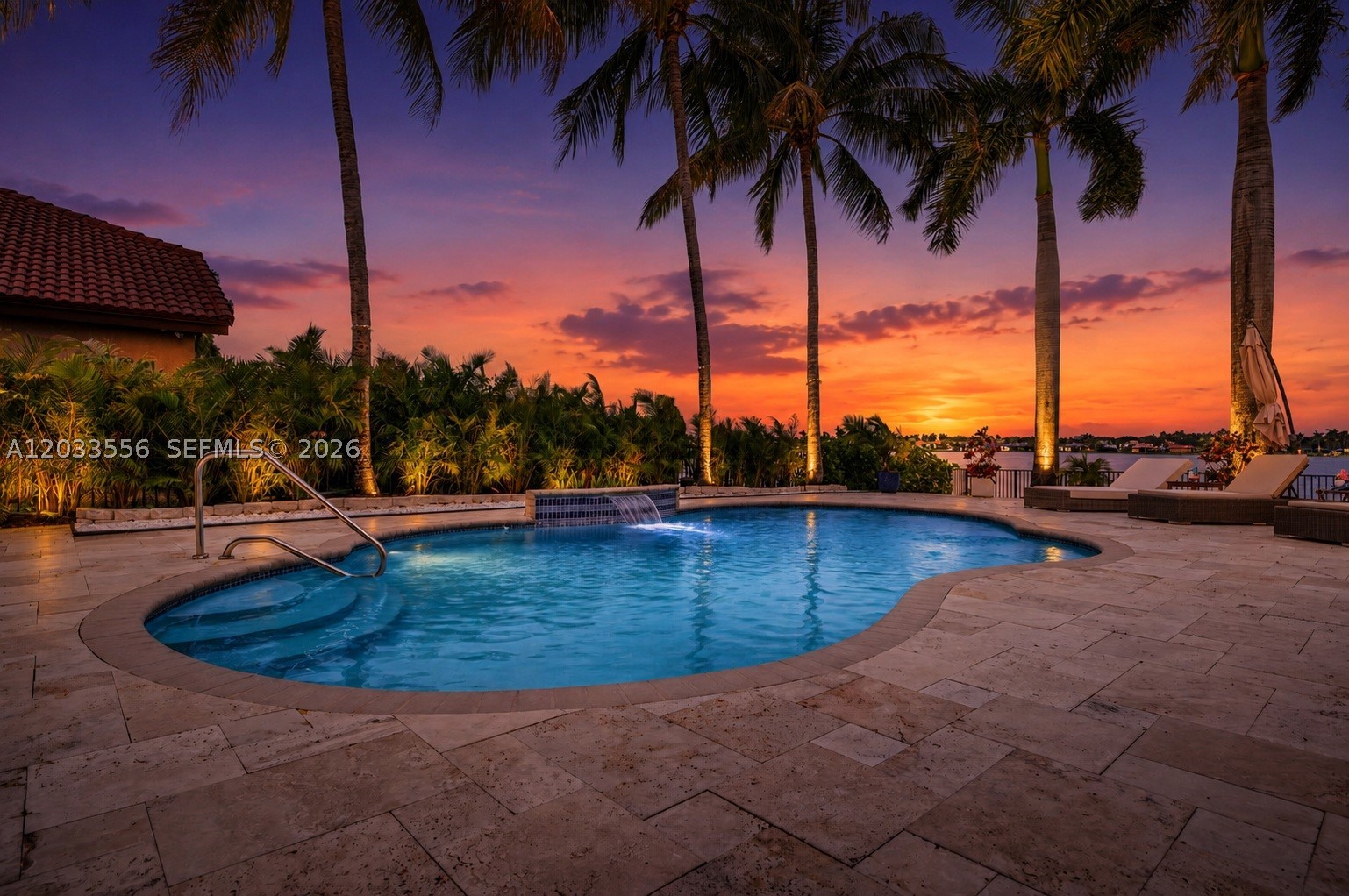 Wake up to endless water views, spend your evenings watching unforgettable sunsets, and experience waterfront living at its finest.

Situated behind the gates of sought-after Sunset Lakes, this stunning 5-bedroom, 3.5-bath estate occupies a premier position on one of the largest and most breathtaking lakes in Broward County. With no other homes currently available on the lake, this is a rare chance to own a truly irreplaceable setting.

From the moment you step outside, the lifestyle takes center stage. A recently upgraded Paradise outdoor kitchen complete with refrigerator and wine cooler, resort-style saltwater pool, lush new landscaping, and dramatic smart landscape lighting create the perfect backdrop for entertaining or simply enjoying the serenity of the water.

Inside, the meticulously maintained residence offers generous living spaces, impact windows and doors, a whole-house water filtration system, tankless water heater, electric shades, security system, and a host of additional upgrades designed for comfort and convenience.

The home's expansive primary suite is currently configured as a billiards room, while the adjoining sitting area serves as the owners' bedroom retreat. To help envision the original layout, select photos have been virtually staged to showcase the suite as a traditional primary bedroom.

Opportunities like this are exceptionally rare—an immaculate home, a gated community, and a waterfront view that is simply unmatched.