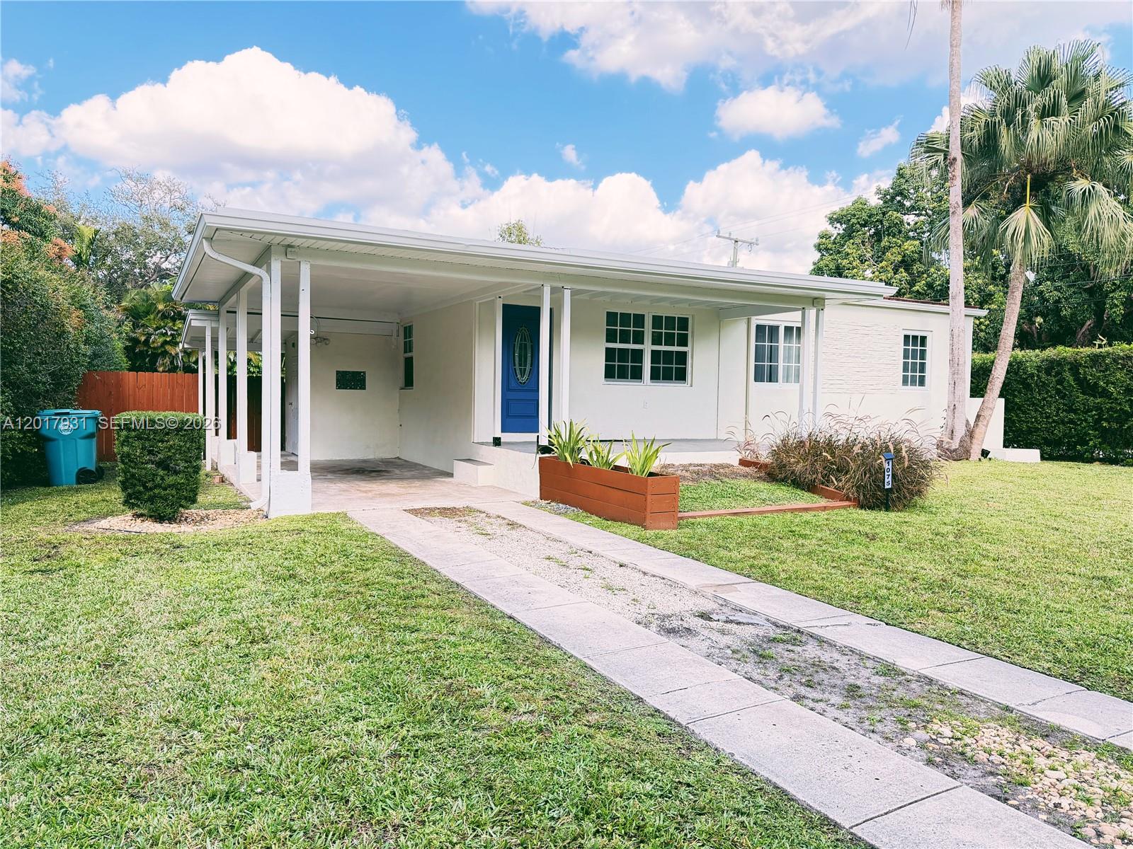 Rare opportunity to acquire an oversized ±10,200 SqFt lot in a rapidly developing and highly desirable area. While the existing residence is a charming 2-bedroom, 1-bath home, the true value of this property lies in the land and its exceptional future potential. Ideal for investors, developers, builders, or end users looking to create a custom dream home or explore redevelopment opportunities.

The expansive lot offers endless possibilities for expansion, new construction, outdoor entertainment areas, pool, guest house, or luxury landscaping concepts. Properties with this lot size are becoming increasingly difficult to find in this centrally located neighborhood experiencing continuous growth and redevelopment.

Conveniently located near major highways, shopping, dining, schools, parks, and just a short drive from Miami’s key destinations. Whether you choose to renovate, rent, hold as an investment, or build new, this property presents outstanding upside potential. Property sold AS-IS. Buyers and buyer’s agents are encouraged to verify zoning, lot dimensions, and development possibilities independently.
