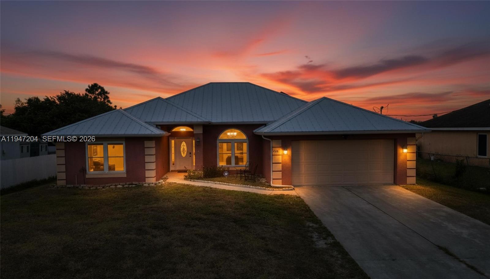 PRICE REDUCED!! POOL HOME WITH MAJOR UPGRADES – SELLER READY FOR OFFERS

***Don't miss this incredible opportunity! The seller is offering a closing cost contribution and will pay off approximately $80,000 in upgrades at closing, including a new solar system and metal roof. Enjoy exceptional value, reduced upfront costs, and the peace of mind that comes with major improvements already in place —making it easier than ever to make this home yours!***

Stunning, move-in-ready 4-bedroom, 2-bath pool home in the highly desirable Greenbriar community of Lehigh Acres, offering over 2,300 sq. ft. of bright, open living space. A versatile flex room provides the perfect space for a home office, gym, playroom, or additional living area.

Enjoy peace of mind with major upgrades already done for you—including a new metal roof, new A/C, solar panels for energy efficiency, impact windows and doors, and a whole-home generator. The home is also wired for security with remote lighting and smart features, adding everyday convenience and value.

Step outside to your private backyard oasis, complete with a sparkling pool and screened lanai—perfect for relaxing or entertaining year-round.

The updated kitchen features granite countertops, stainless steel appliances, and ample space to gather and entertain.

Recently reduced and the seller is ready for offers—schedule your private showing today before this Greenbriar pool home is gone!