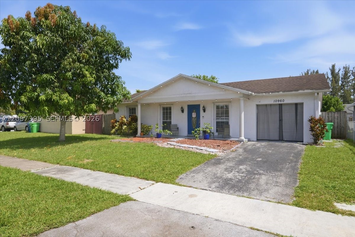 Welcome to this well-maintained 3-bedroom, 2-bathroom home in the heart of Sunrise. Offering a comfortable layout with a spacious living area, this home is ready for its next owner to make it their own. The backyard features a private pool, creating the perfect setting to enjoy South Florida's year-round sunshine, entertain family and friends, or simply unwind after a long day. Several updates installed including 2023 AC, water heater, washer/dryer, primary built-in closets, 2024 impact French door, and 2025 pool safety fence. Conveniently located near shopping, dining, parks, schools, and major highways, this home offers easy access to everything Sunrise and the surrounding areas have to offer. this is a great opportunity for a first-time homebuyer, growing family, or investor!