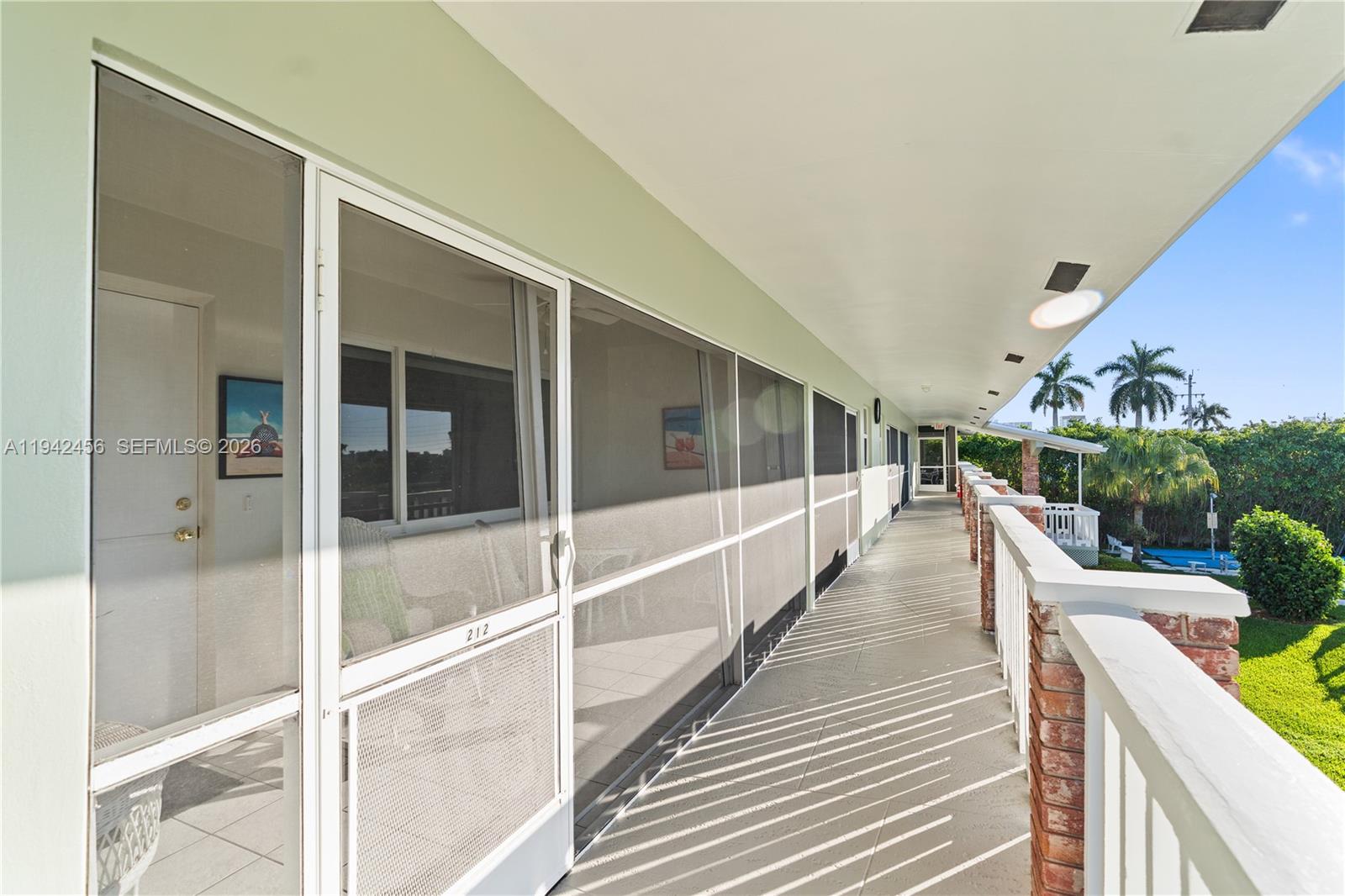Amazing and bright condo Located in Pompano Beach, this beautiful 2-bedroom, 2-bathroom condo comes fully furnished. NEW ROOF INSTALLED IN 2024. Come and make this one your home in this relaxing 55+ community. CO-OP well-maintained space, second floor corner unit with impact windows and storage, assigned parking and plenty of guest parking, walking distance to the beach! A perfect opportunity for those seeking comfort and tranquility by the sea