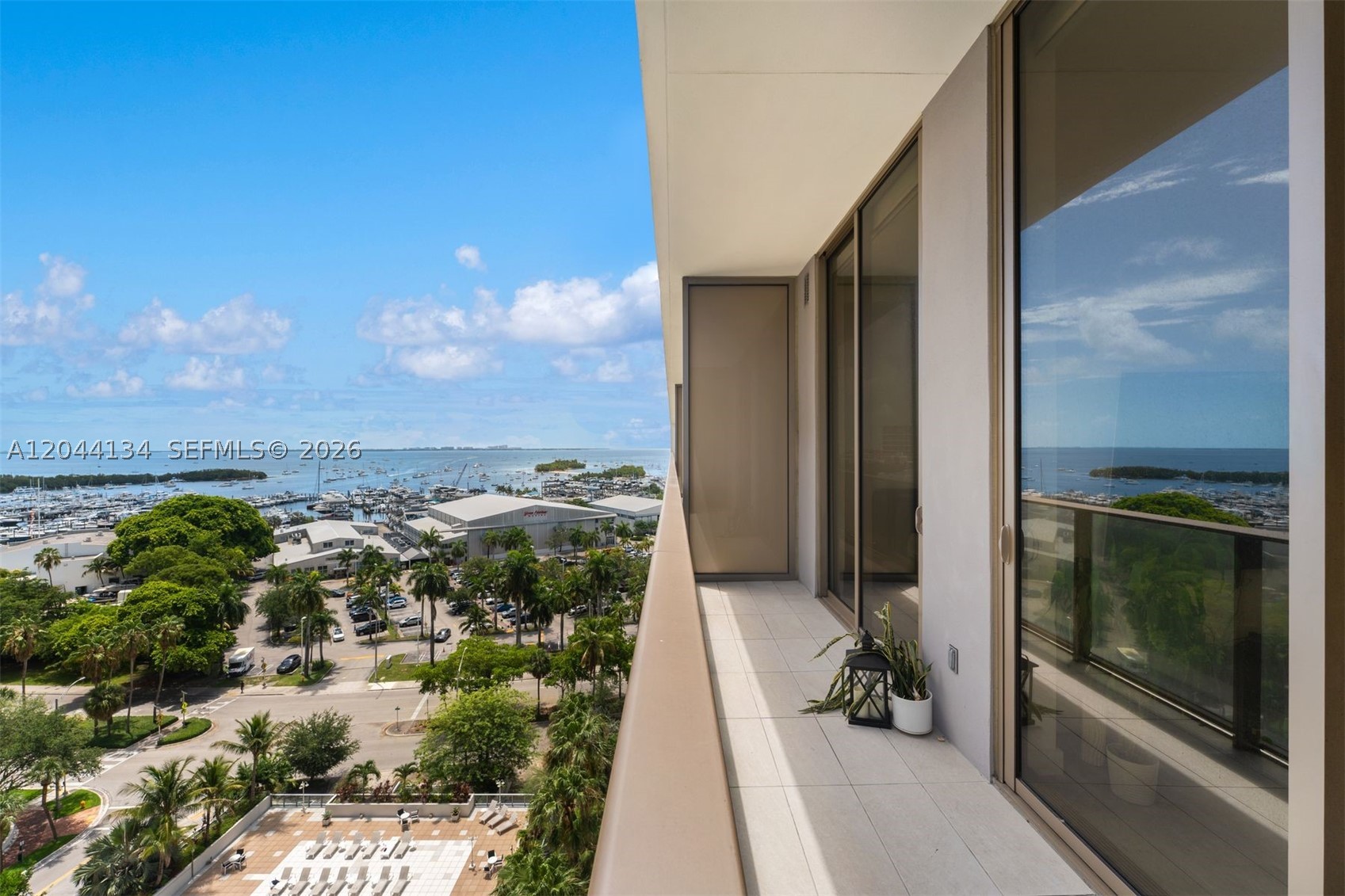 Experience the pinnacle of luxury living at Mr. C Residences Coconut Grove, where timeless Italian elegance meets effortless waterfront living. This beautifully designed one-bedroom, one-bath home offers impeccably curated interiors, soaring ceilings, and floor-to-ceiling glass that fills the space with natural light. The open-concept floor plan is complemented by bespoke Italian cabinetry, premium terrazzo and quartz surfaces, designer finishes, and a chef-inspired kitchen appointed with world-class appliances, creating a refined yet comfortable living experience. Every detail has been thoughtfully considered to deliver the signature Mr. C lifestyle. Residents enjoy an unmatched collection of five-star amenities, including 24-hour concierge and butler service, resort-style swimming pools with poolside service, state-of-the-art fitness center, yoga studio, spa with steam and sauna, resident lounges, screening room, business center, and on-site dining inspired by the renowned Cipriani hospitality brand. Perfectly positioned along prestigious South Bayshore Drive in the heart of Coconut Grove, you're moments from the neighborhood's vibrant cafés, waterfront marinas, lush parks, boutique shopping, and acclaimed restaurants, while enjoying the privacy and exclusivity of one of Miami's most sought-after new luxury addresses.