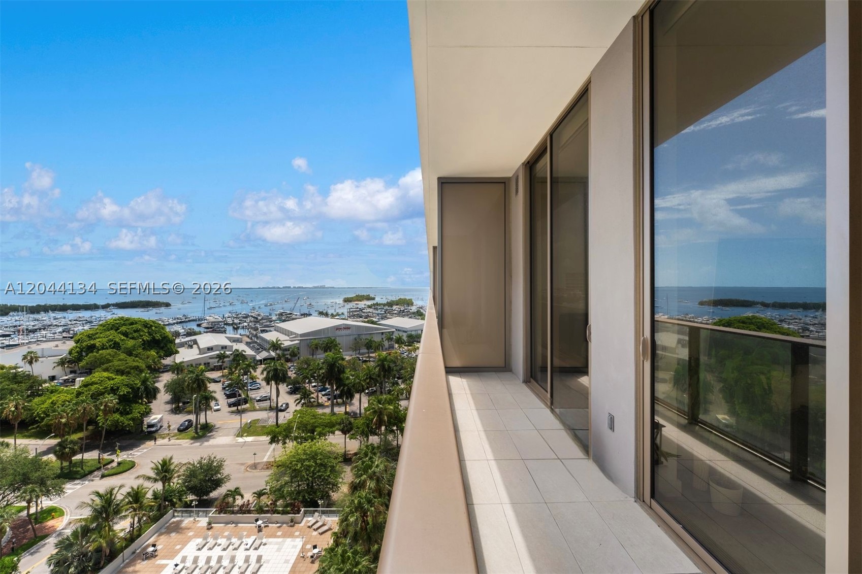 Experience the pinnacle of luxury living at Mr. C Residences Coconut Grove, where timeless Italian elegance meets effortless waterfront living. This beautifully designed one-bedroom, one-bath home offers impeccably curated interiors, soaring ceilings, and floor-to-ceiling glass that fills the space with natural light. The open-concept floor plan is complemented by bespoke Italian cabinetry, premium terrazzo and quartz surfaces, designer finishes, and a chef-inspired kitchen appointed with world-class appliances, creating a refined yet comfortable living experience. Every detail has been thoughtfully considered to deliver the signature Mr. C lifestyle. Residents enjoy an unmatched collection of five-star amenities, including 24-hour concierge and butler service, resort-style swimming pools with poolside service, state-of-the-art fitness center, yoga studio, spa with steam and sauna, resident lounges, screening room, business center, and on-site dining inspired by the renowned Cipriani hospitality brand. Perfectly positioned along prestigious South Bayshore Drive in the heart of Coconut Grove, you're moments from the neighborhood's vibrant cafés, waterfront marinas, lush parks, boutique shopping, and acclaimed restaurants, while enjoying the privacy and exclusivity of one of Miami's most sought-after new luxury addresses.
