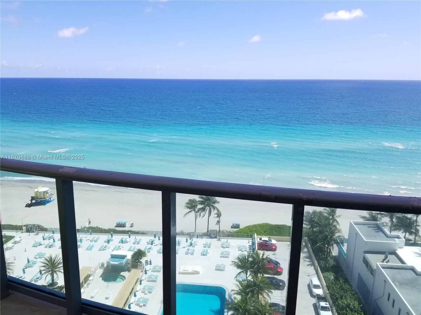 AMAZING VIEWS 2/2 CONVENIENT COVERED GARAGE SPOT. YRLY FURNISHED OR UNFURN ON HOLLYWOOD BEACH WITH DIRECT OCEAN & POOL VIEWS AND CAN SEE BAY TOO,EAST WITH SOUTHERN TIP. IMPACT WINDOWS ,1 FREE VALET PARKING SPOT ALSO.STORAGE BIN IN STORAGE ROOM, BEAUTIFULLY RENOVATED CONDO COMPLEX,BEACH SERVICE,SECURITY 24HRS,YOGA ROOM,PIANO ROOM,OLYMPIC POOL,JACUZZI,FITNESS CENTER,TIKI.SNACK BAR ,PILATES,BEACH UMBRELLAS READY FOR YOU, ONSITE ATM ,COMPUTER CENTER ,MINI-MART,BILLIARDS,PIANO ROOM,CHESS CLUB,WINE SHOP IN LOWER LOBBY,TV SOCIAL ROOM,NEXT TO BROADWALK,MINI BOARDWALK TOO,BEACH VOLLYBALL,NEW PUBLIX MARKET CAN WALK TO:NEAR SHOPPING MALLS,CASINOS,STADIUMS,AIRPORTS,HOUSE OF WORSHIPS,PUBLIX GROCERY,CLOSE TO "SOUTH BEACH",AC HOT/COLD WATER with BASIC CABLE/WIFI ALL COST IN MAINTENANCE.VACATION LIFESTYLE